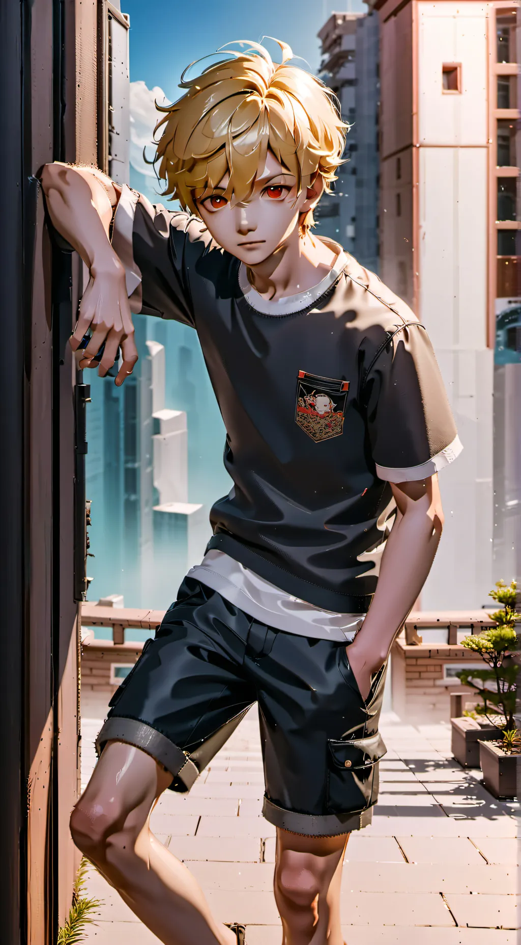 ai character: Bakugo background