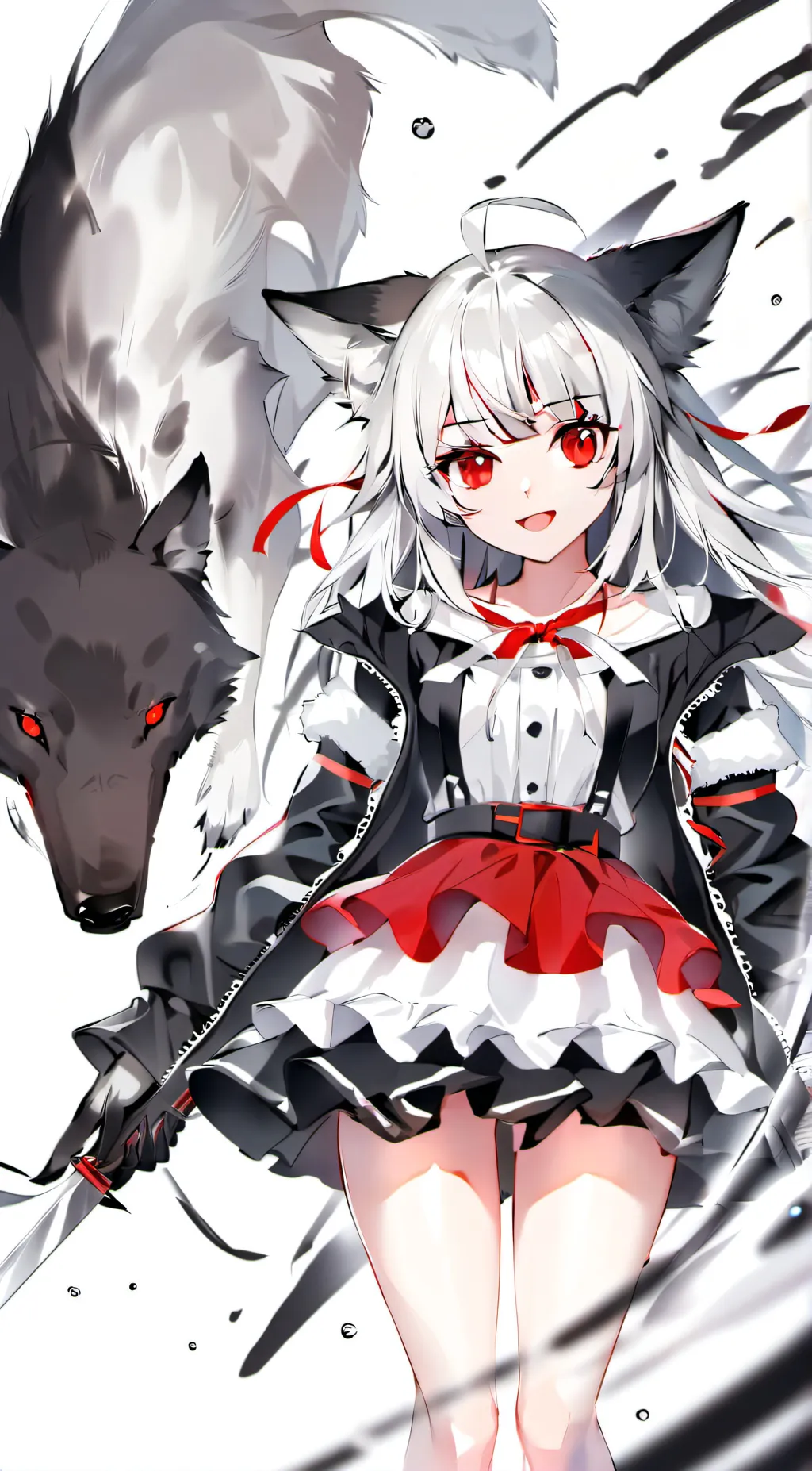 ai character: Luna background