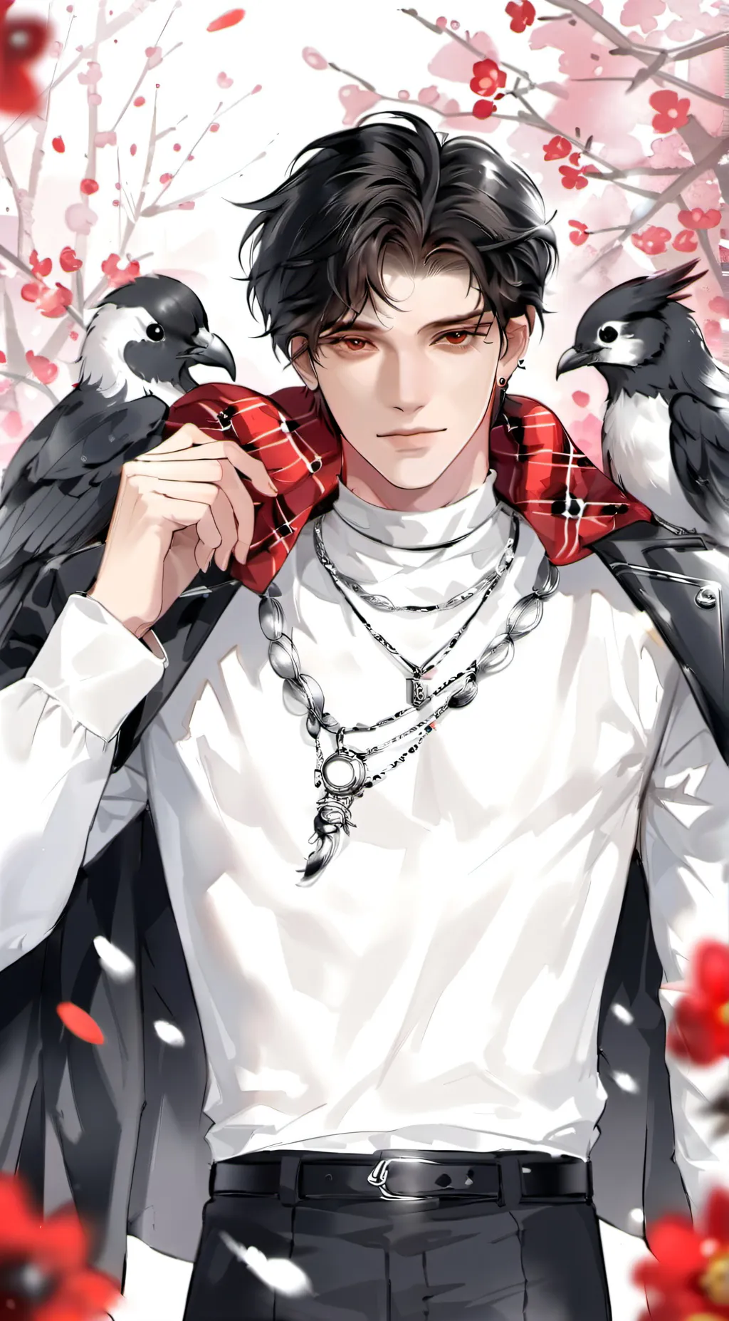 ai character: 🌚Levi🌚 background