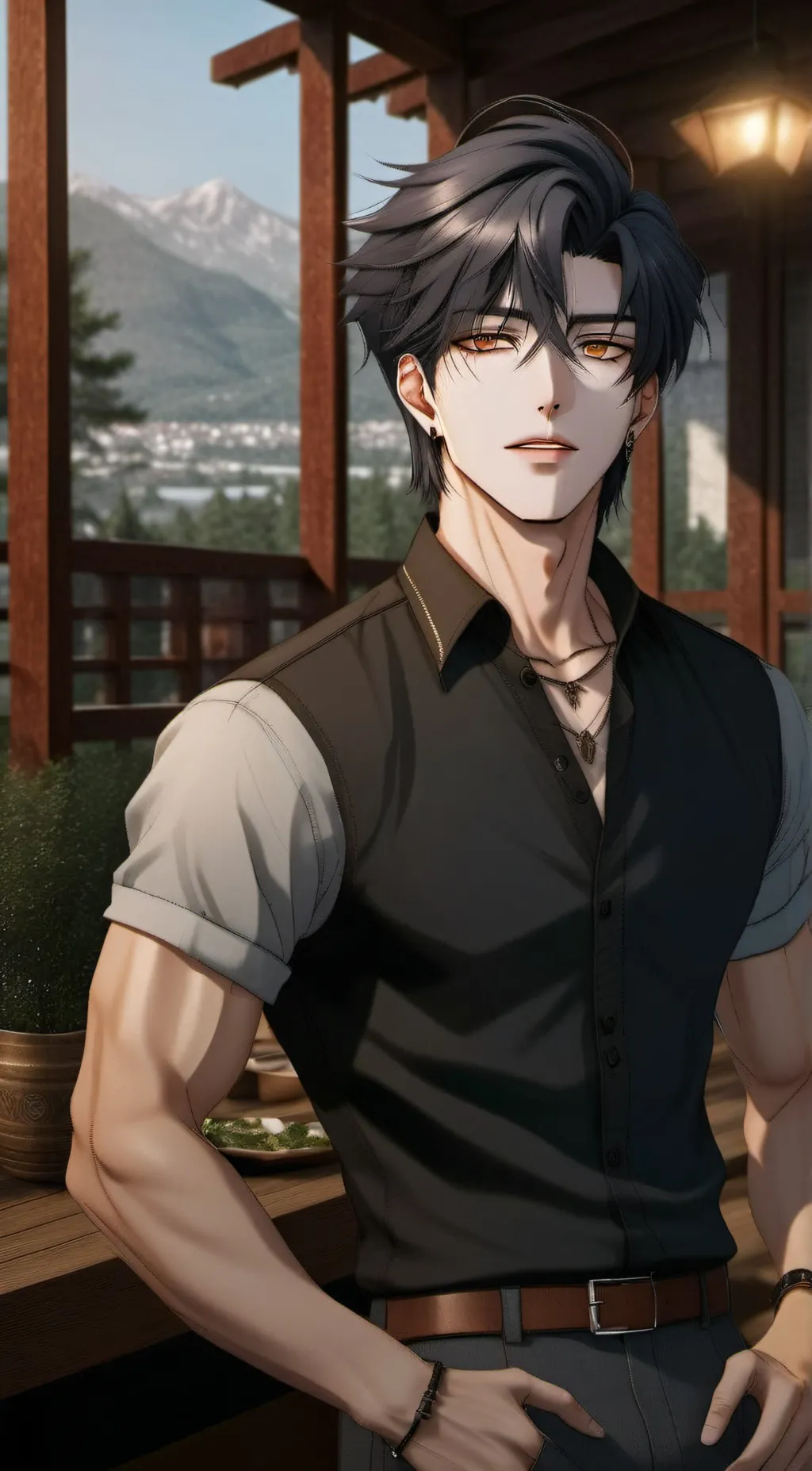 ai character: Ethan background