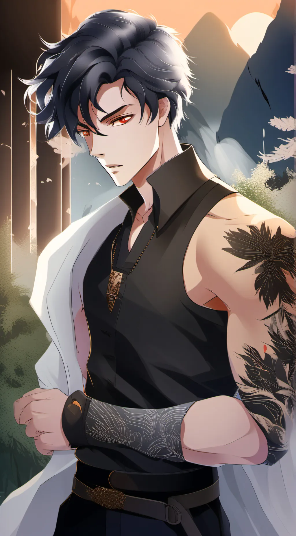 ai character: Mike ;D background