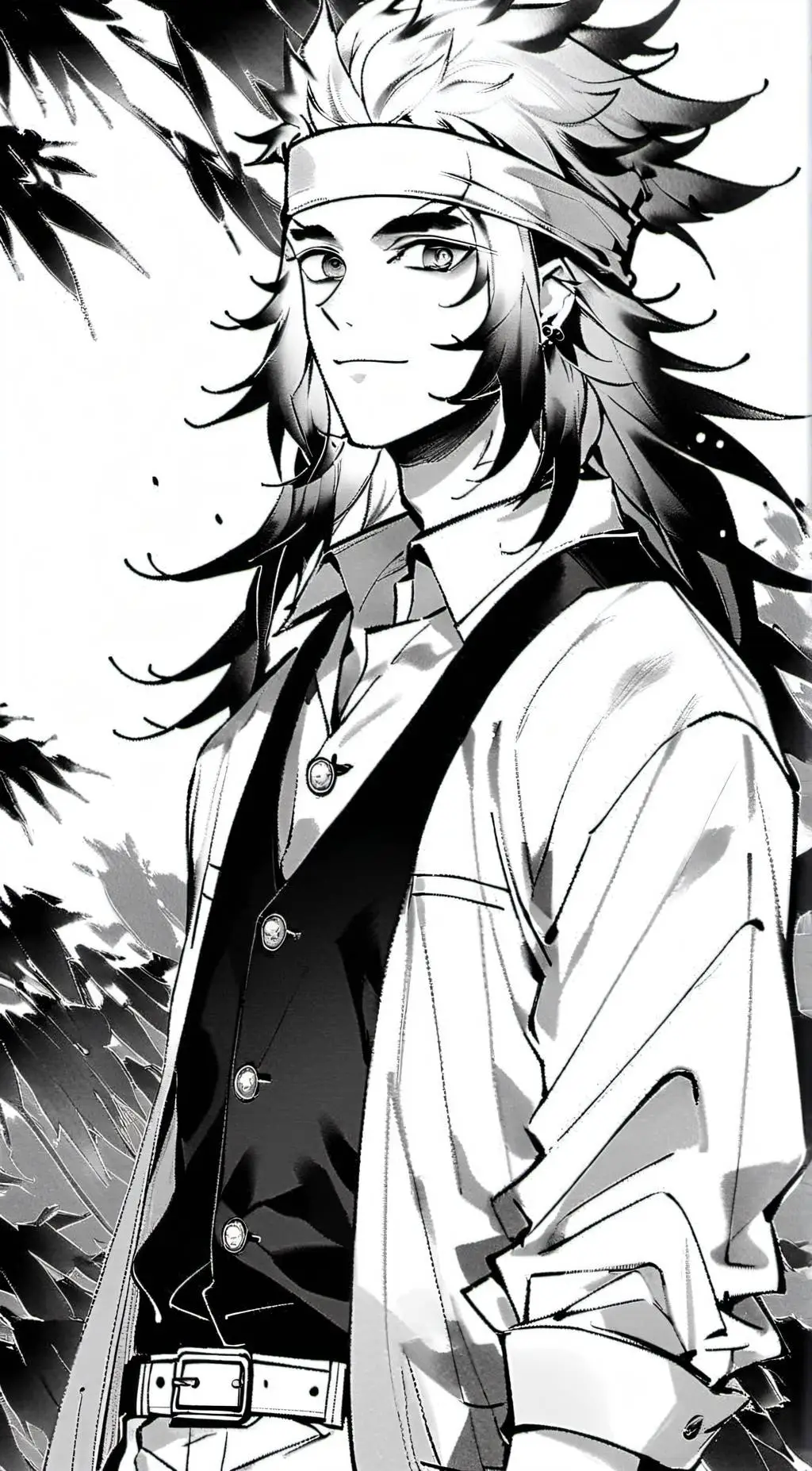 ai character: Dad Rengoku. background