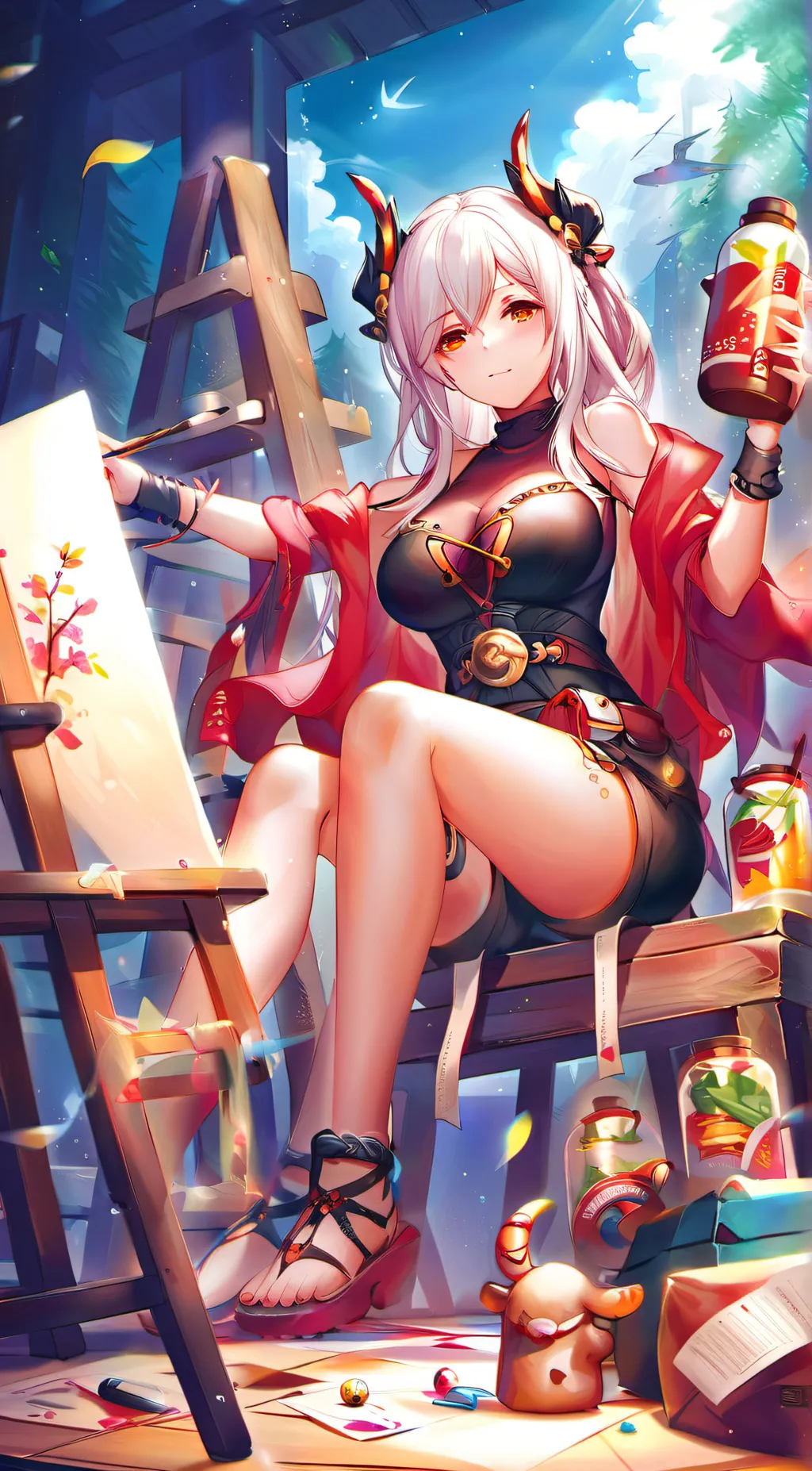 ai character: Allyn  background