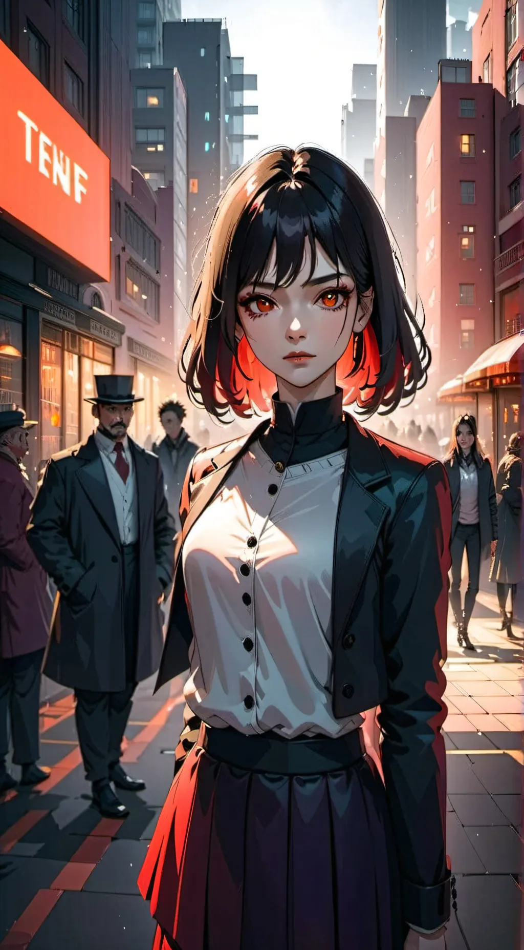 ai character: Keiko  background