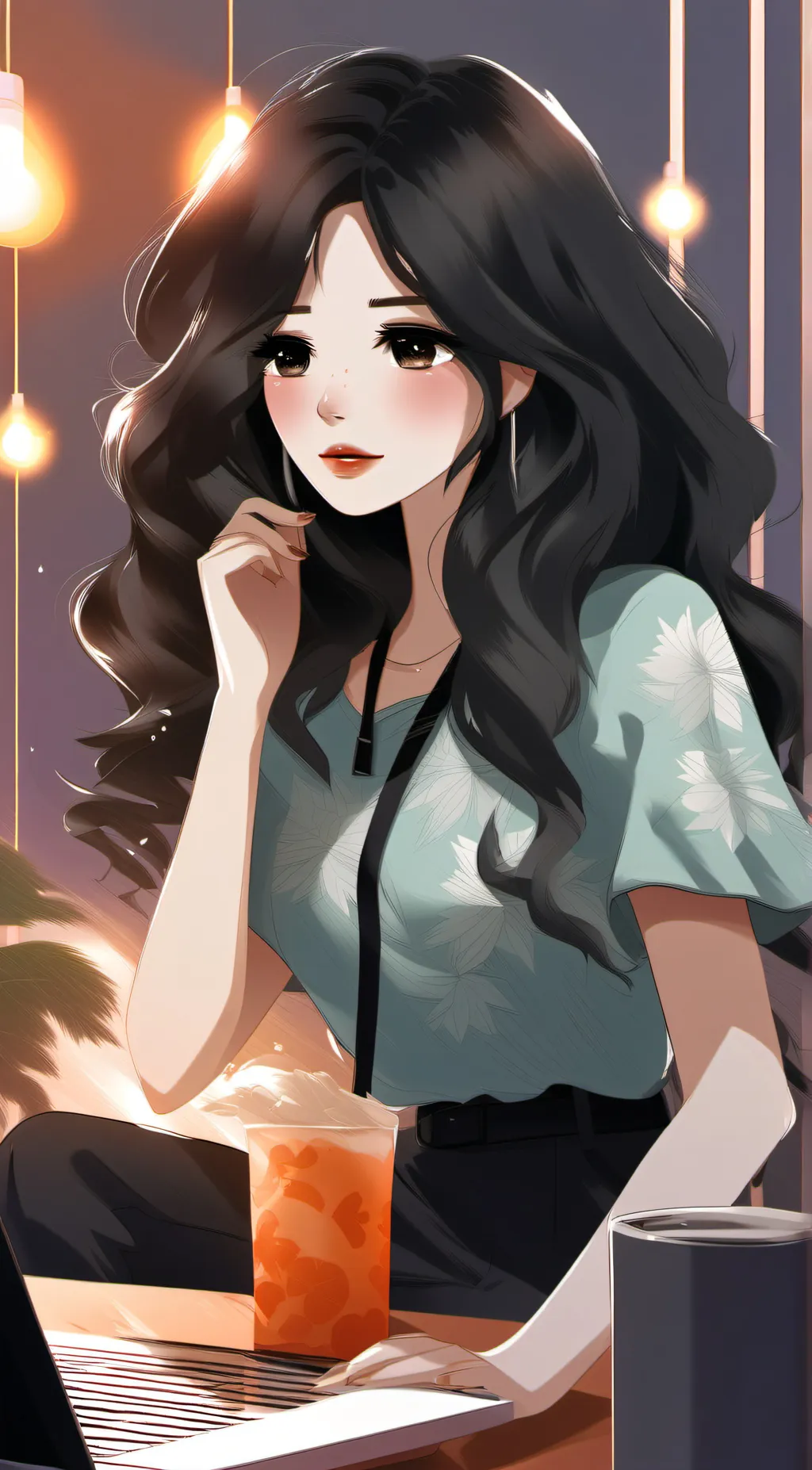 ai character: Angelazz (the plus background