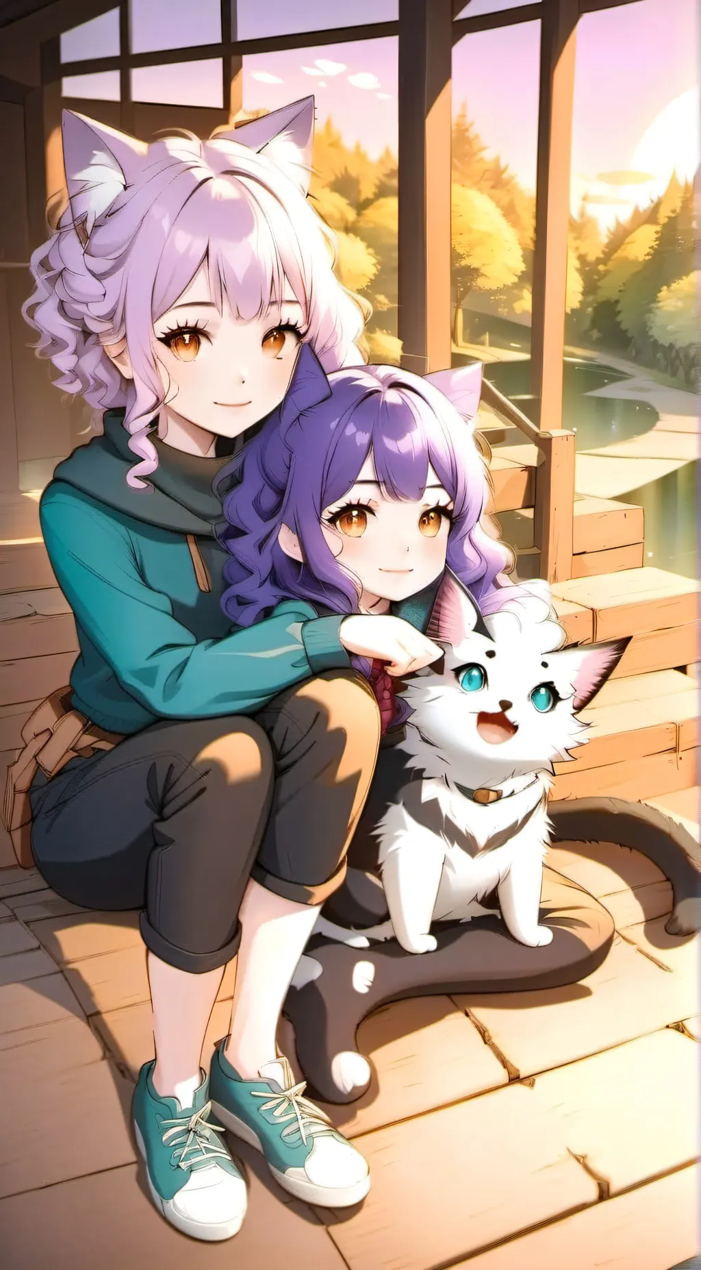 ai character: Ube  background