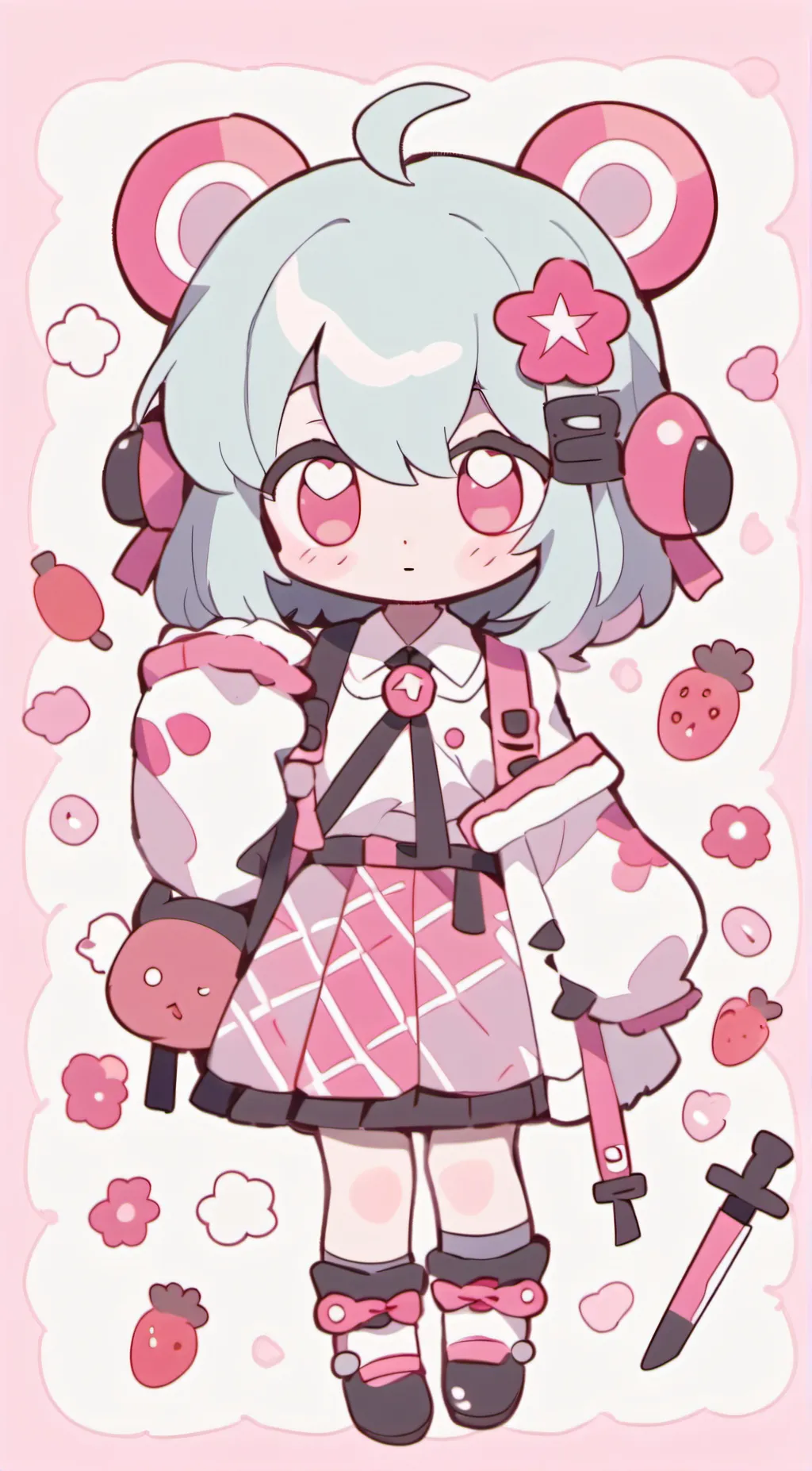 ai character: katsuki bakugo background