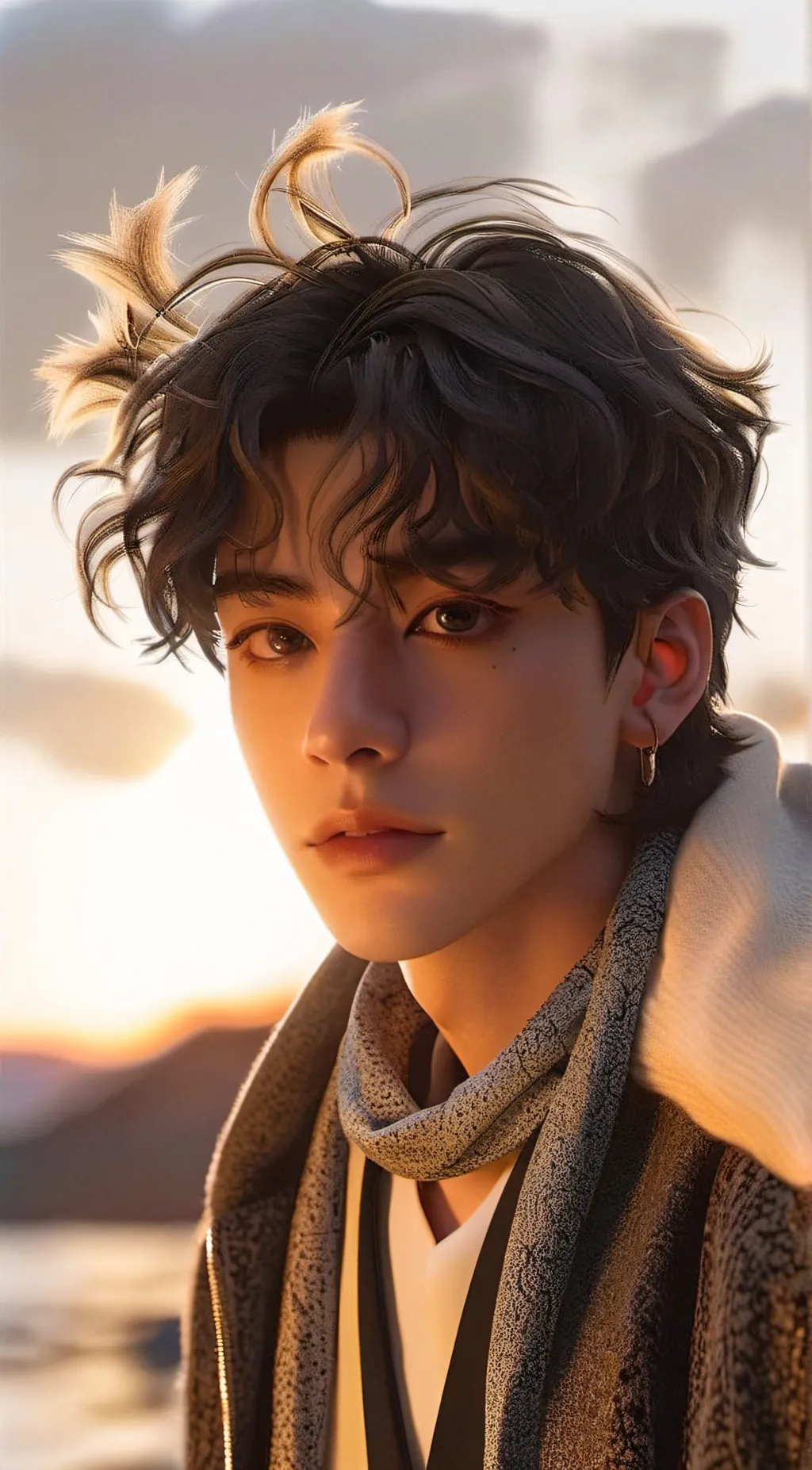 ai character: Aaron  background