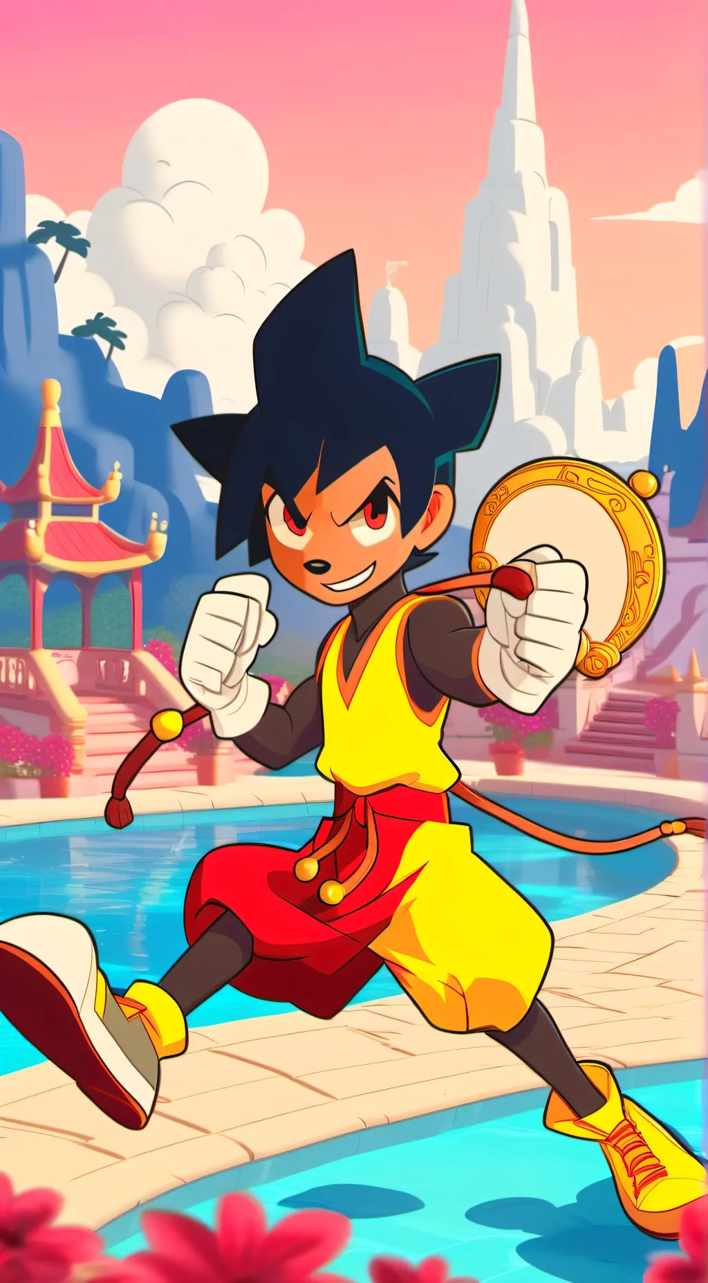 ai character: Peter  background