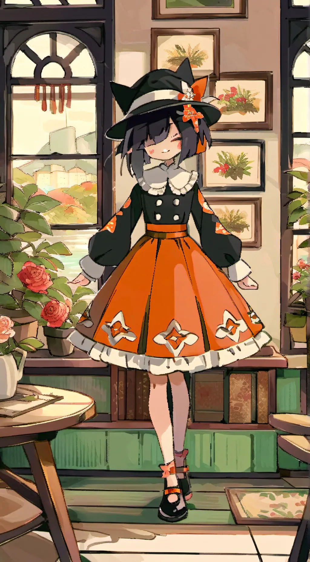 ai character: Bloomie background