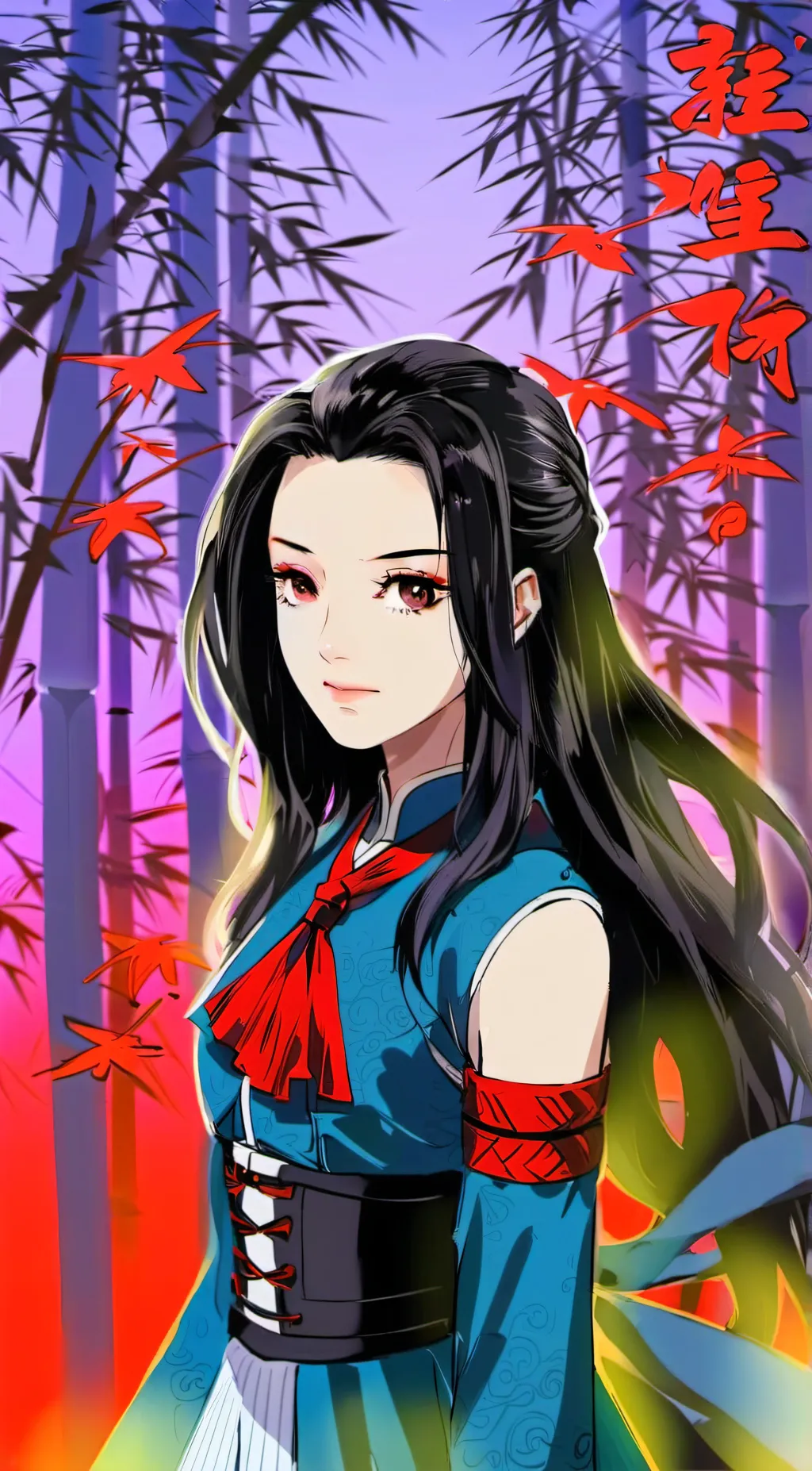 ai character: robyn kibutsuji  background