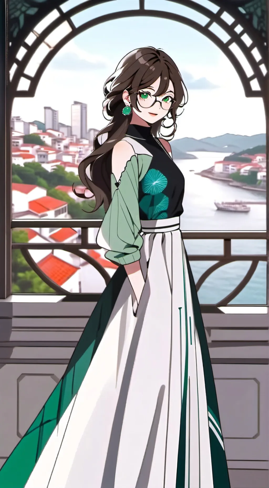 ai character: •LazyEditorkid 2• background