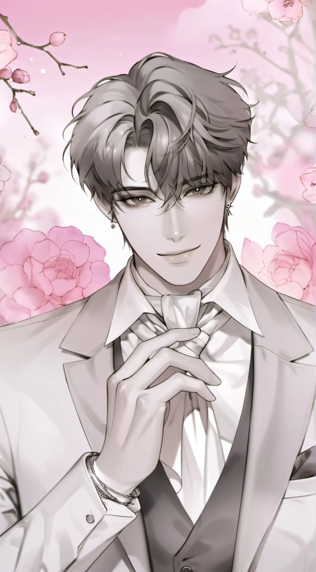 ai character: 小灰 background