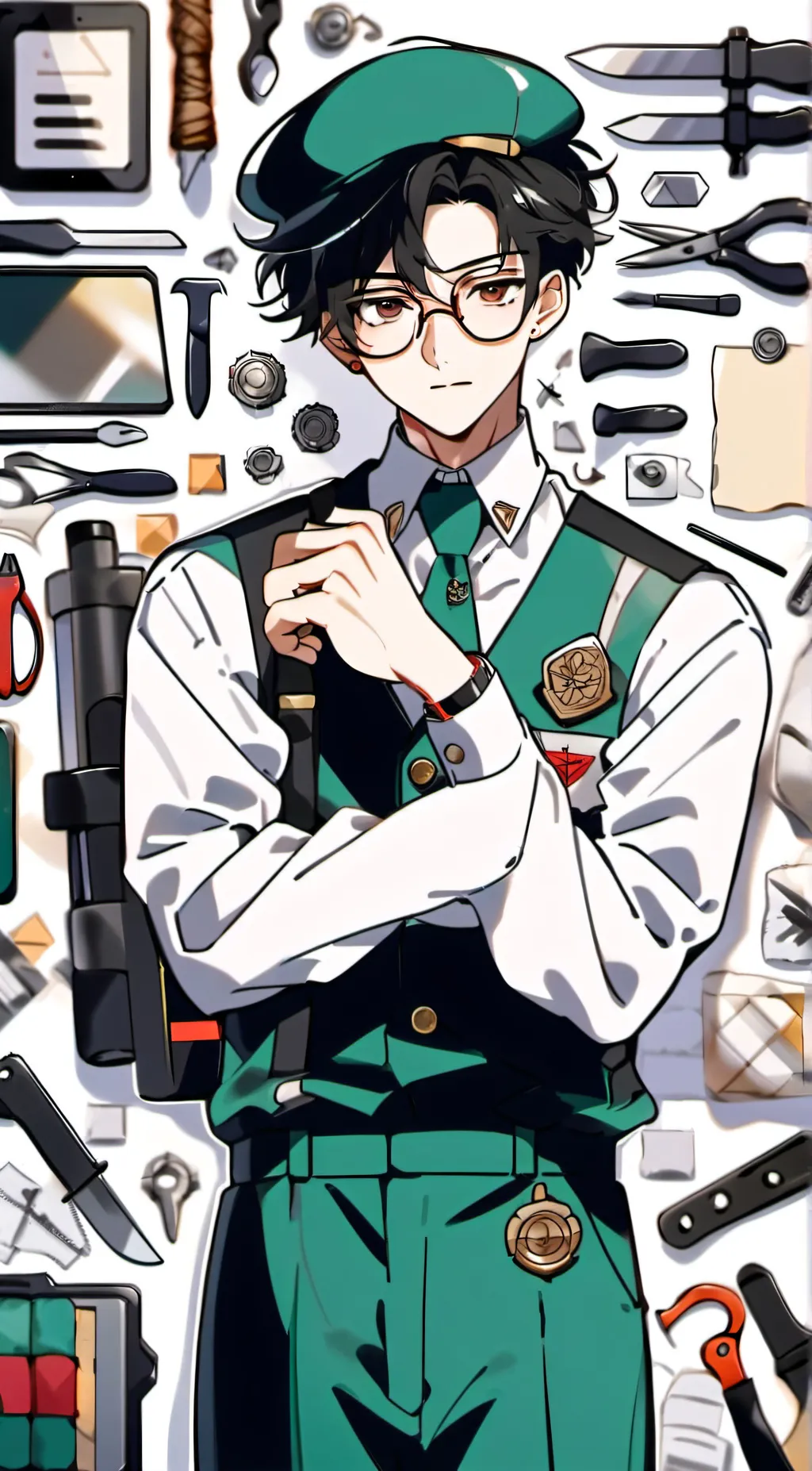 ai character: Helper background