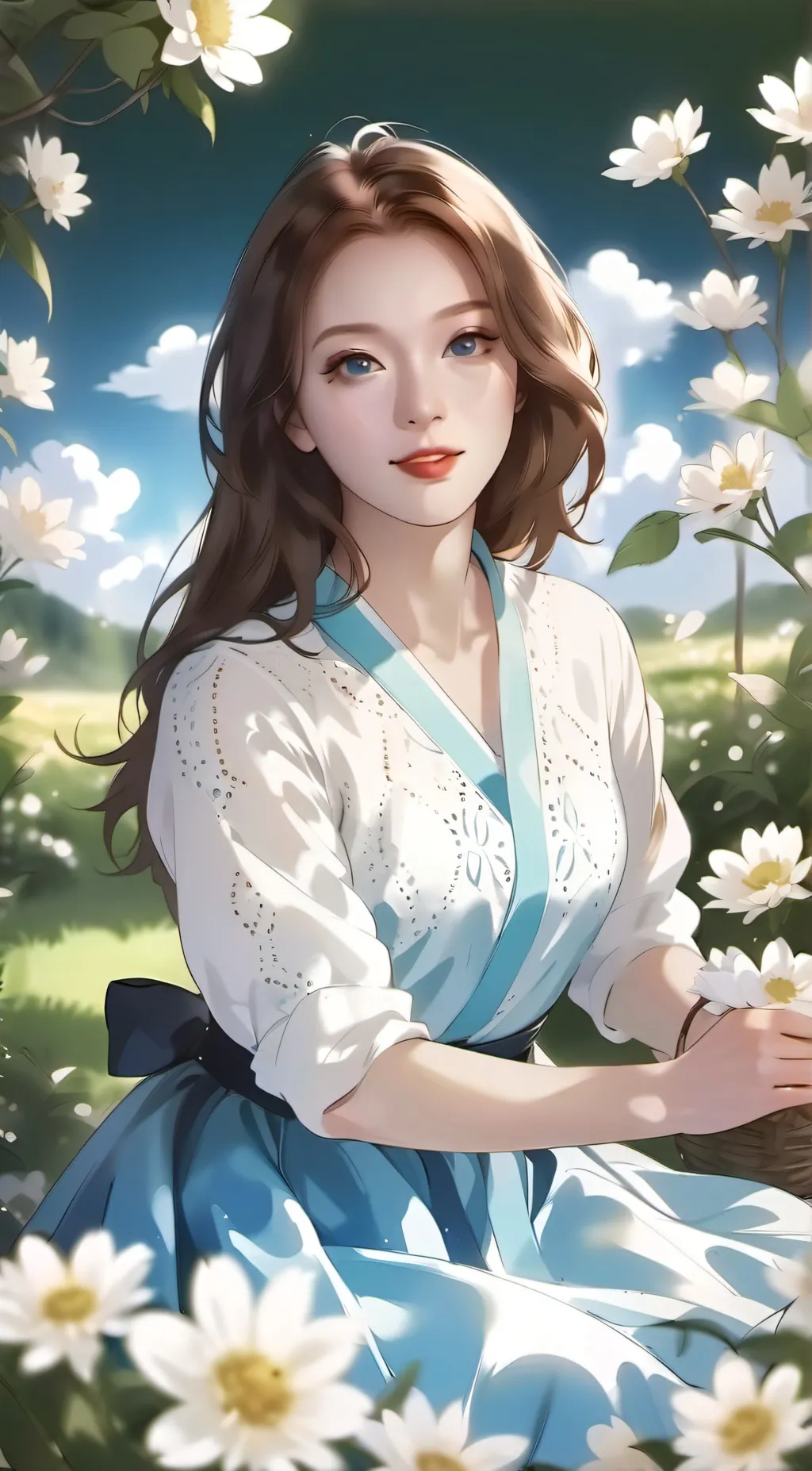 ai character: Rose  background