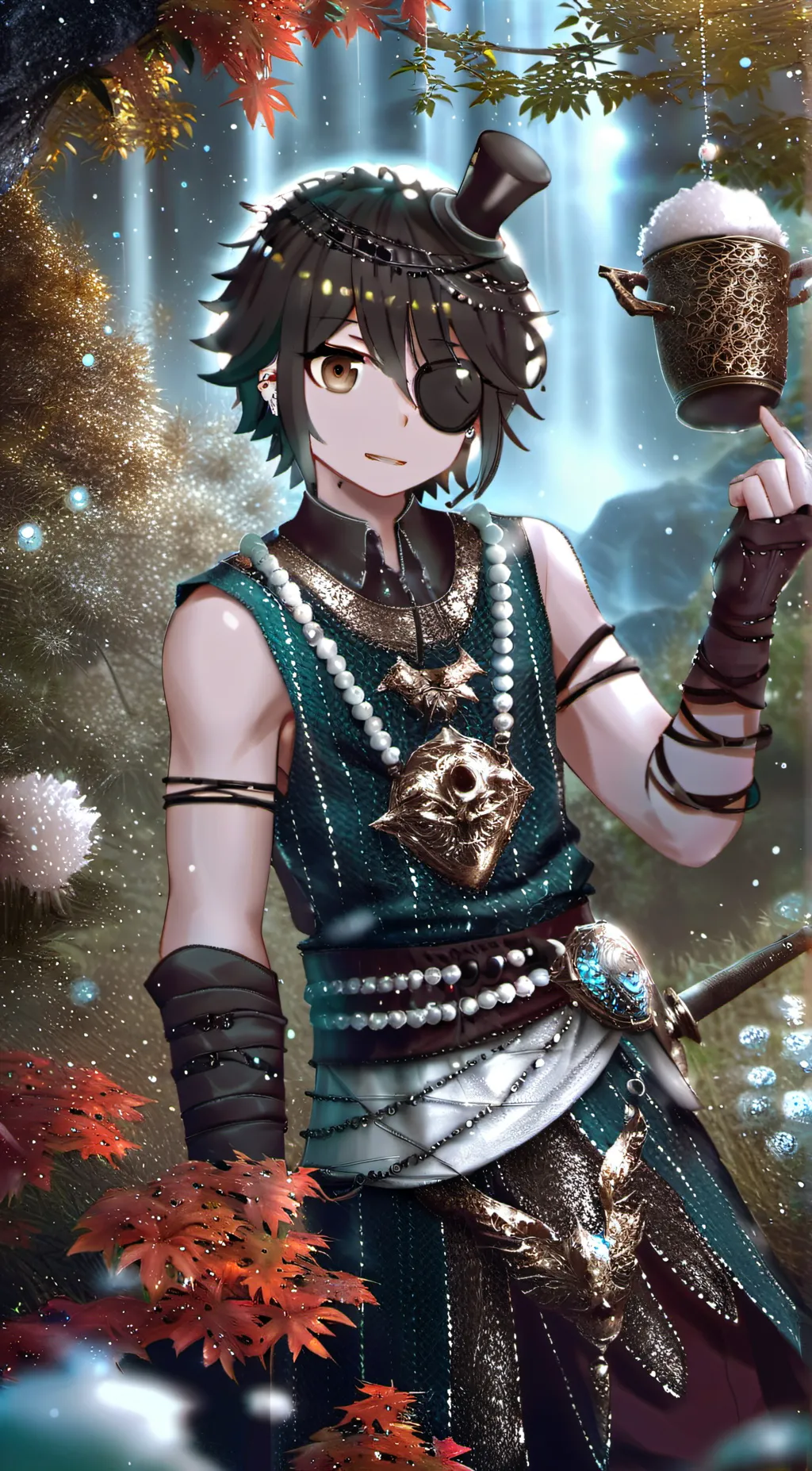 ai character: Nathaniel  background