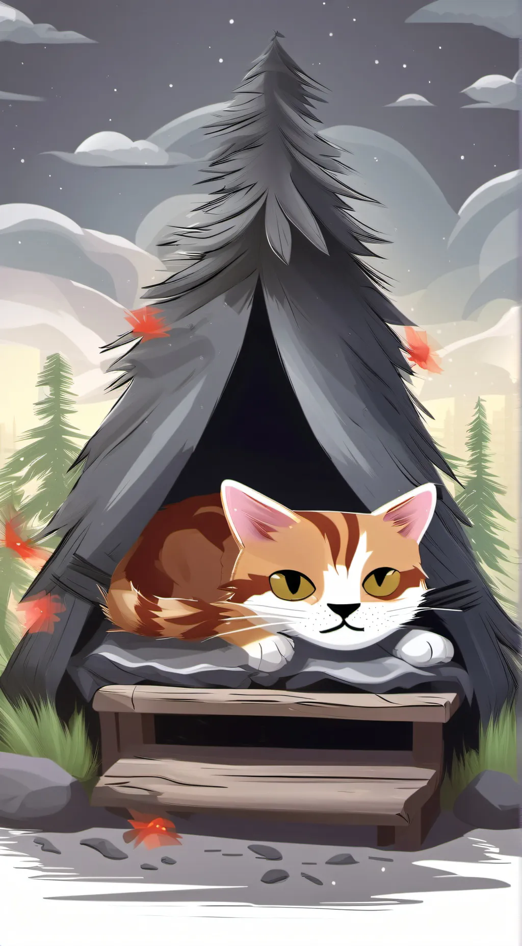 ai character: catnap background