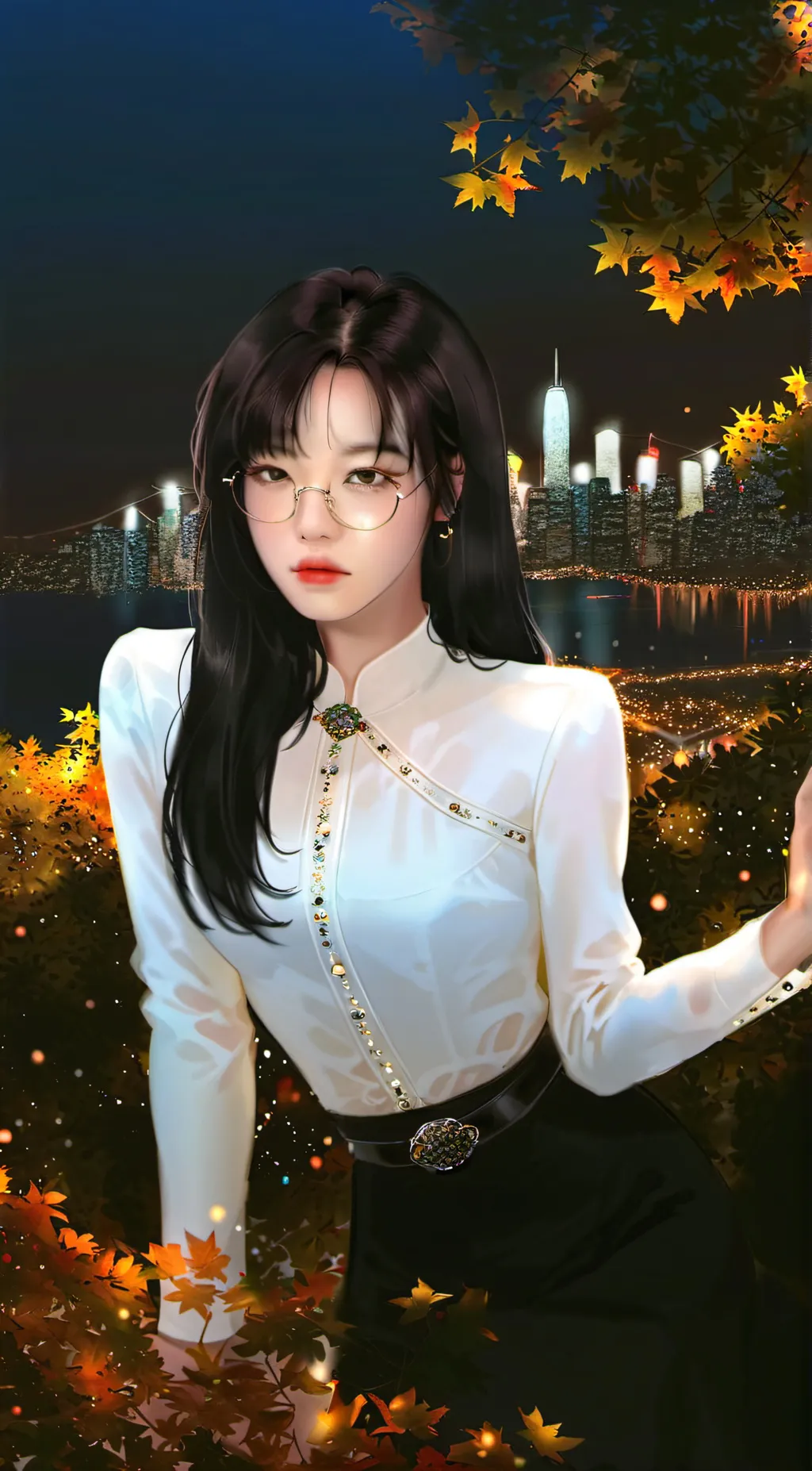 ai character: jeon Ji-woo background