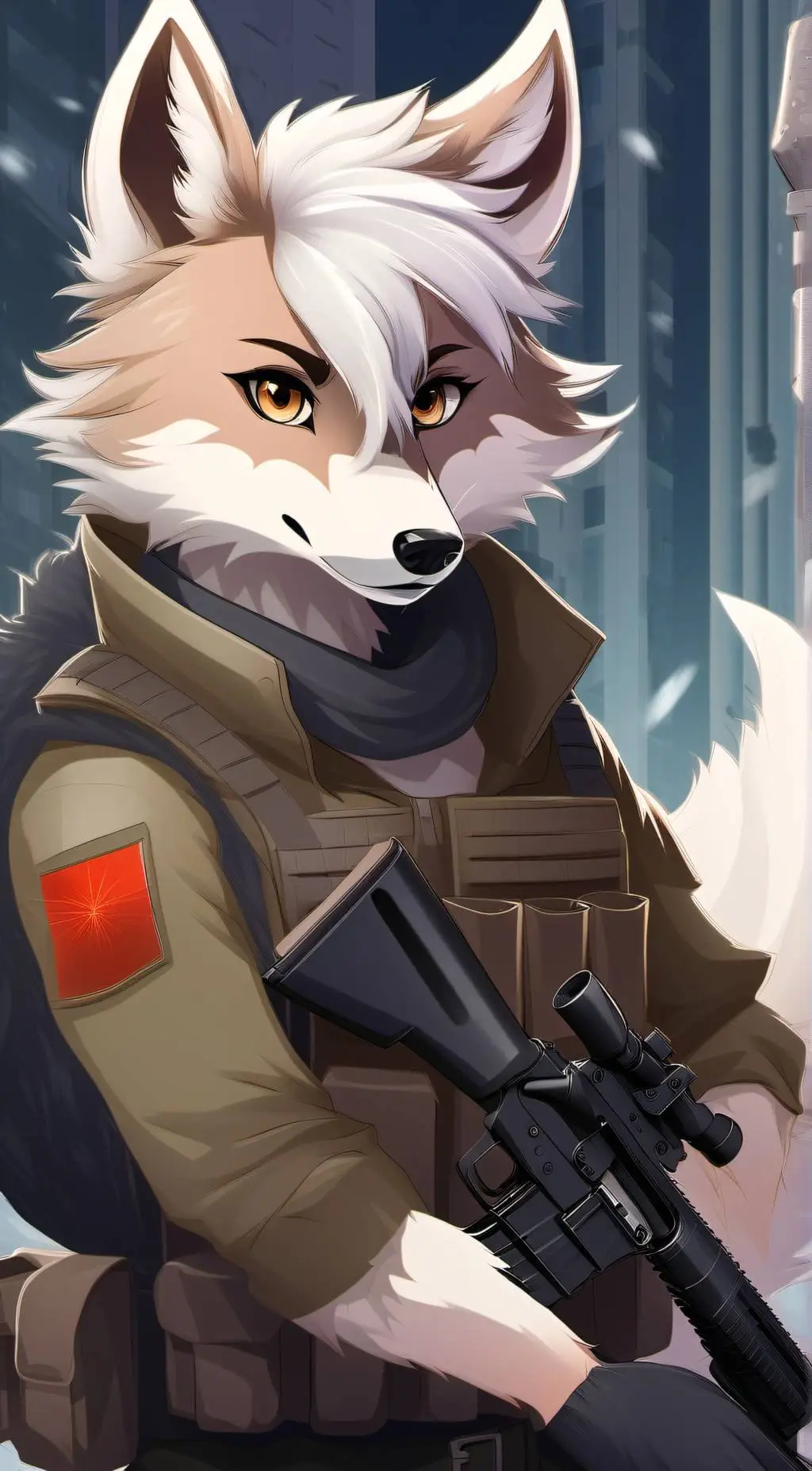 ai character: Katie  background