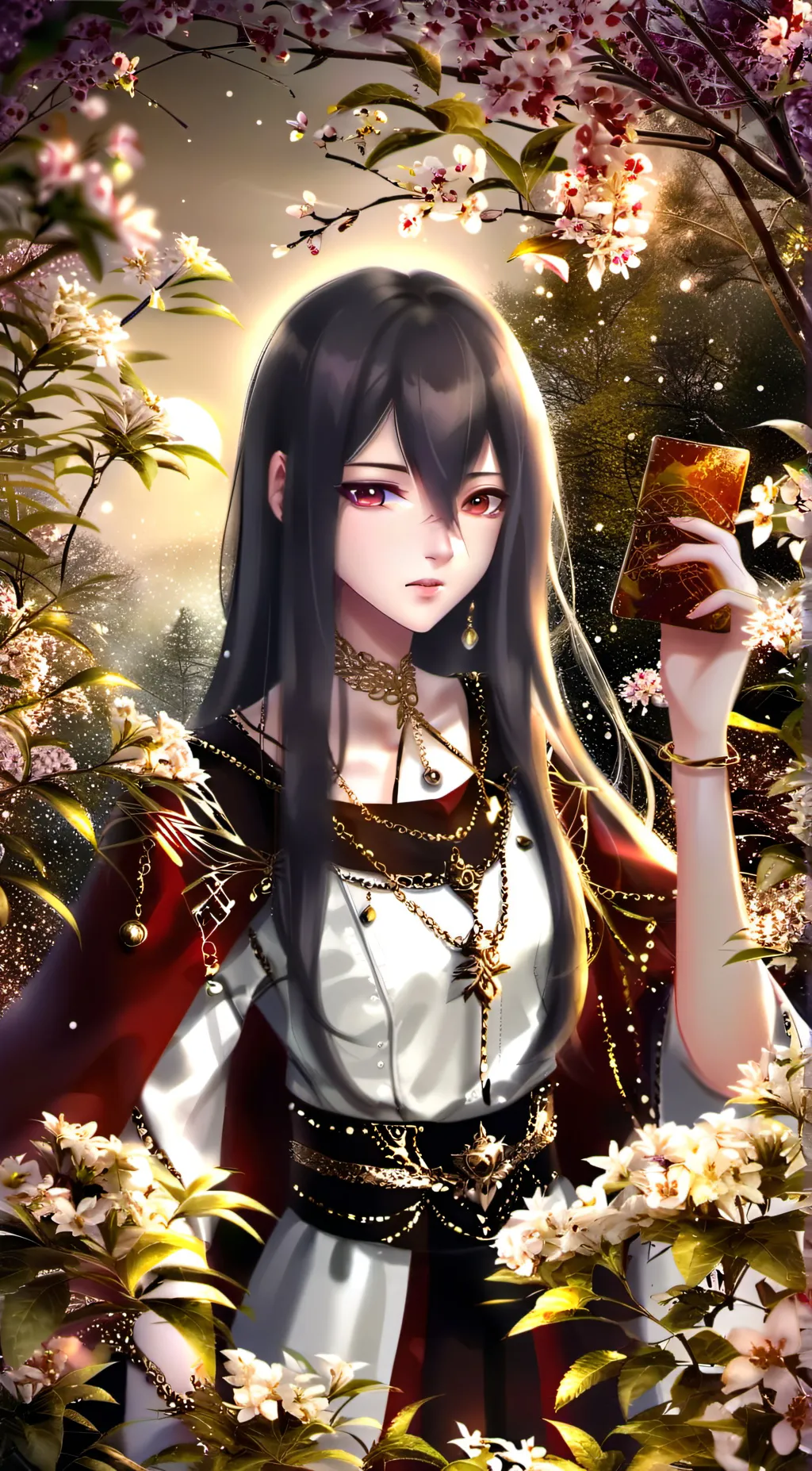 ai character: Luna background