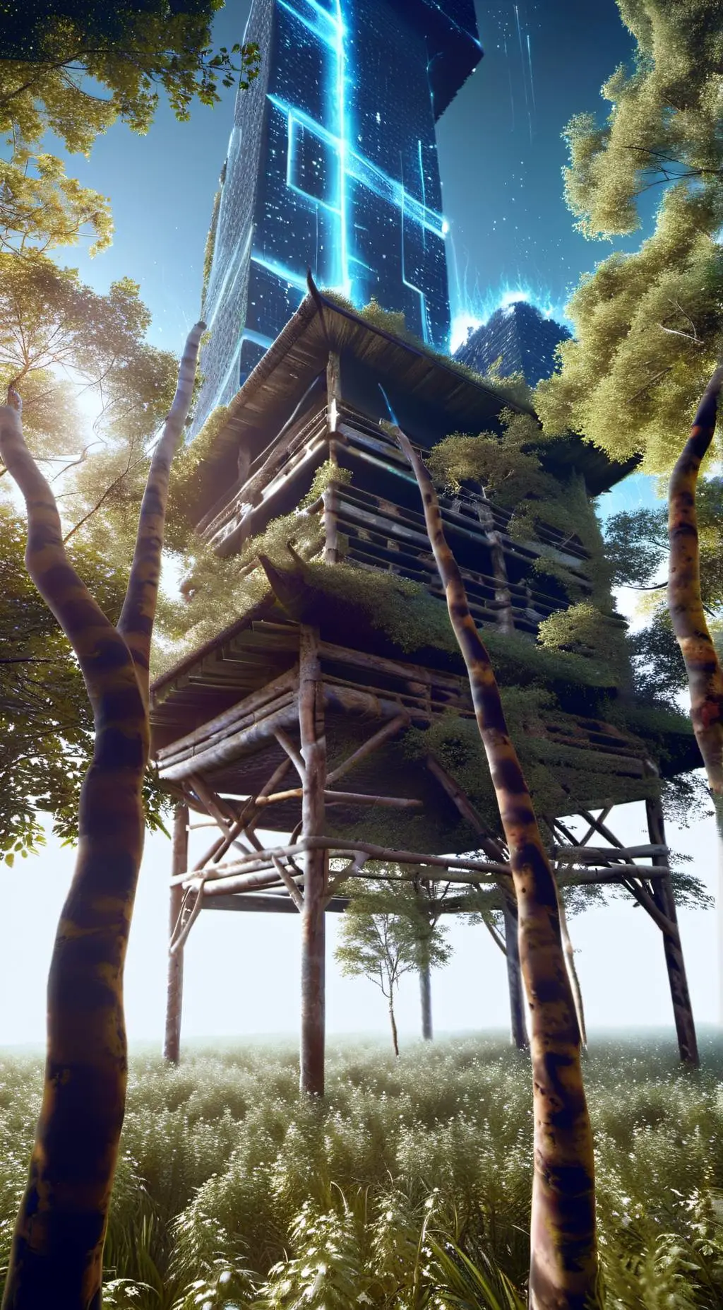 ai character: Rooms of hackers background