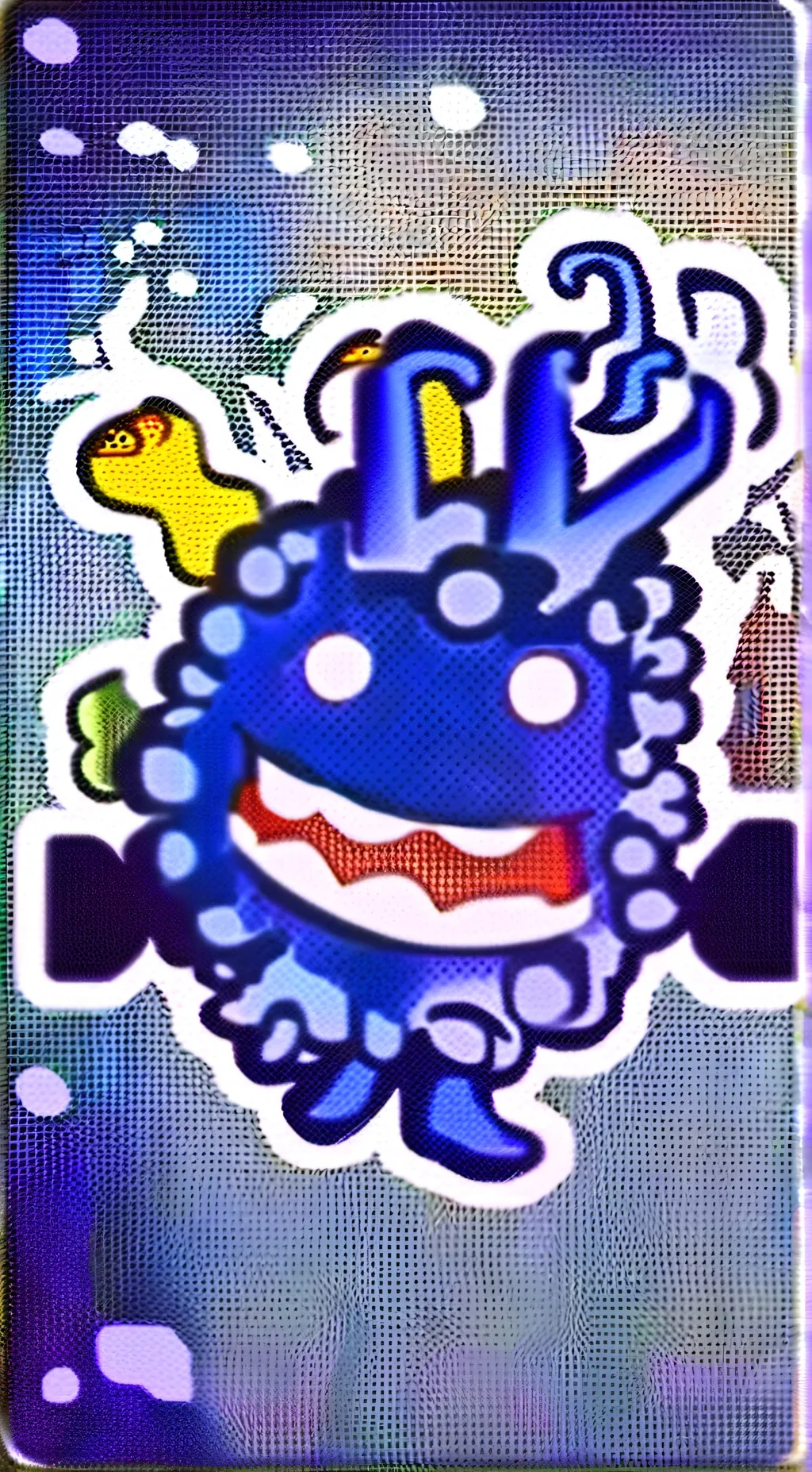 ai character: smiling critter 2 background