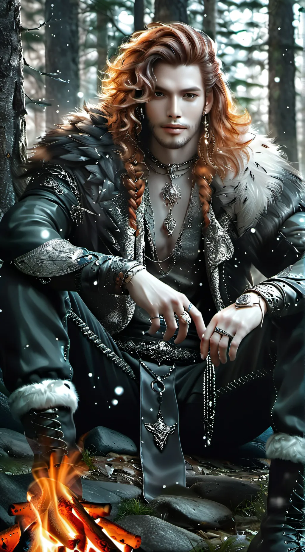 ai character: Isaak background