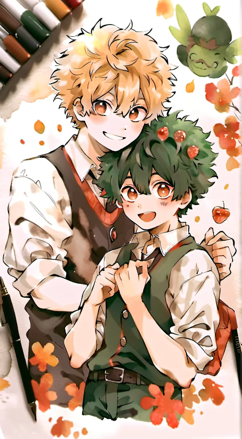 ai character: bakugo background