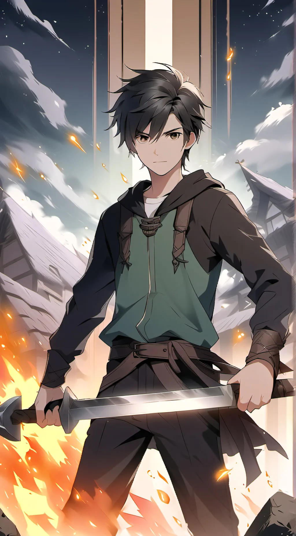 ai character: demon king rpg background