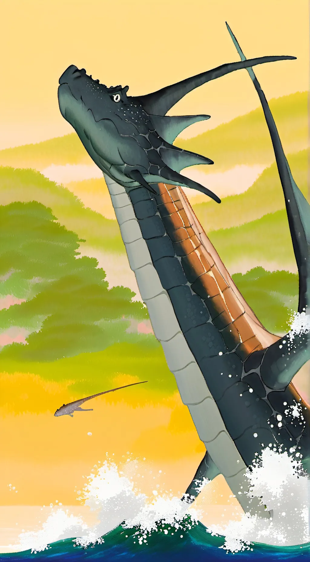 ai character: synolia background