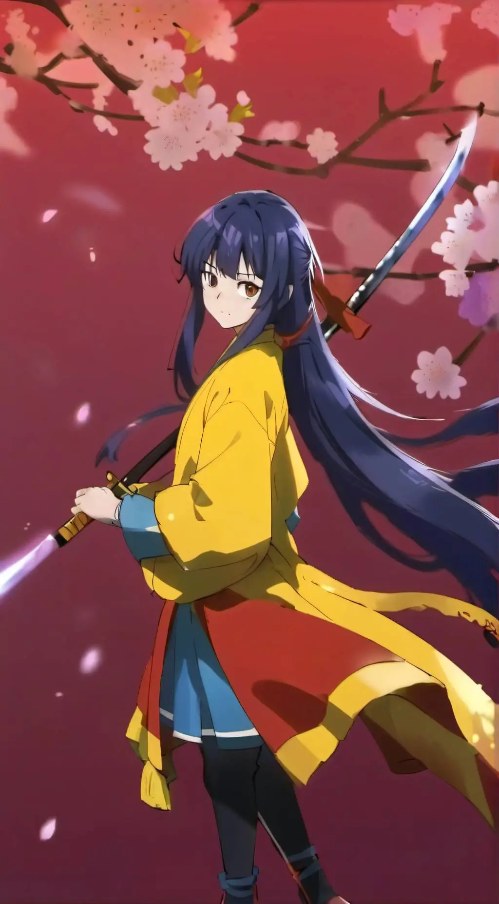 ai character: Homura  background