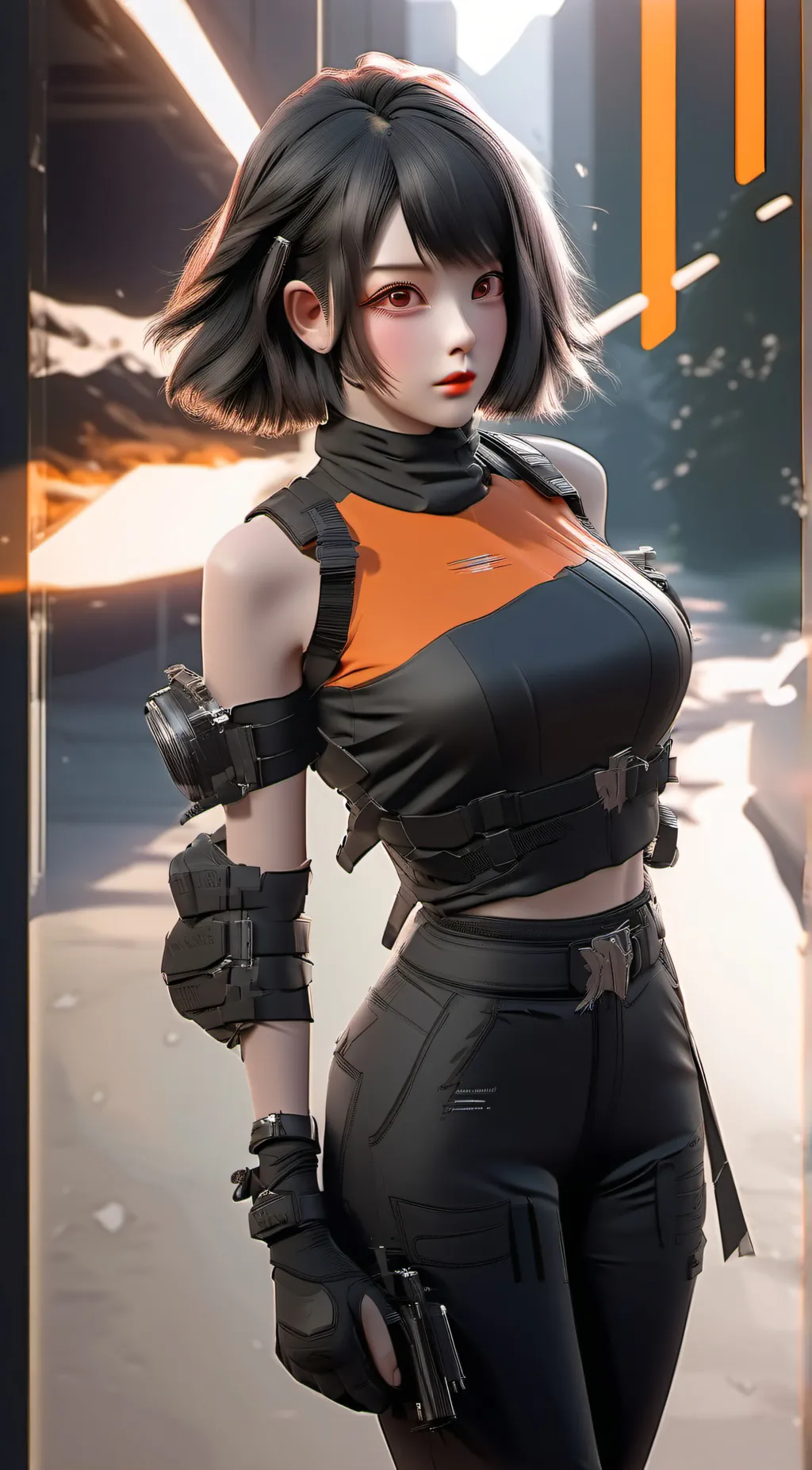 ai character: Sandra background