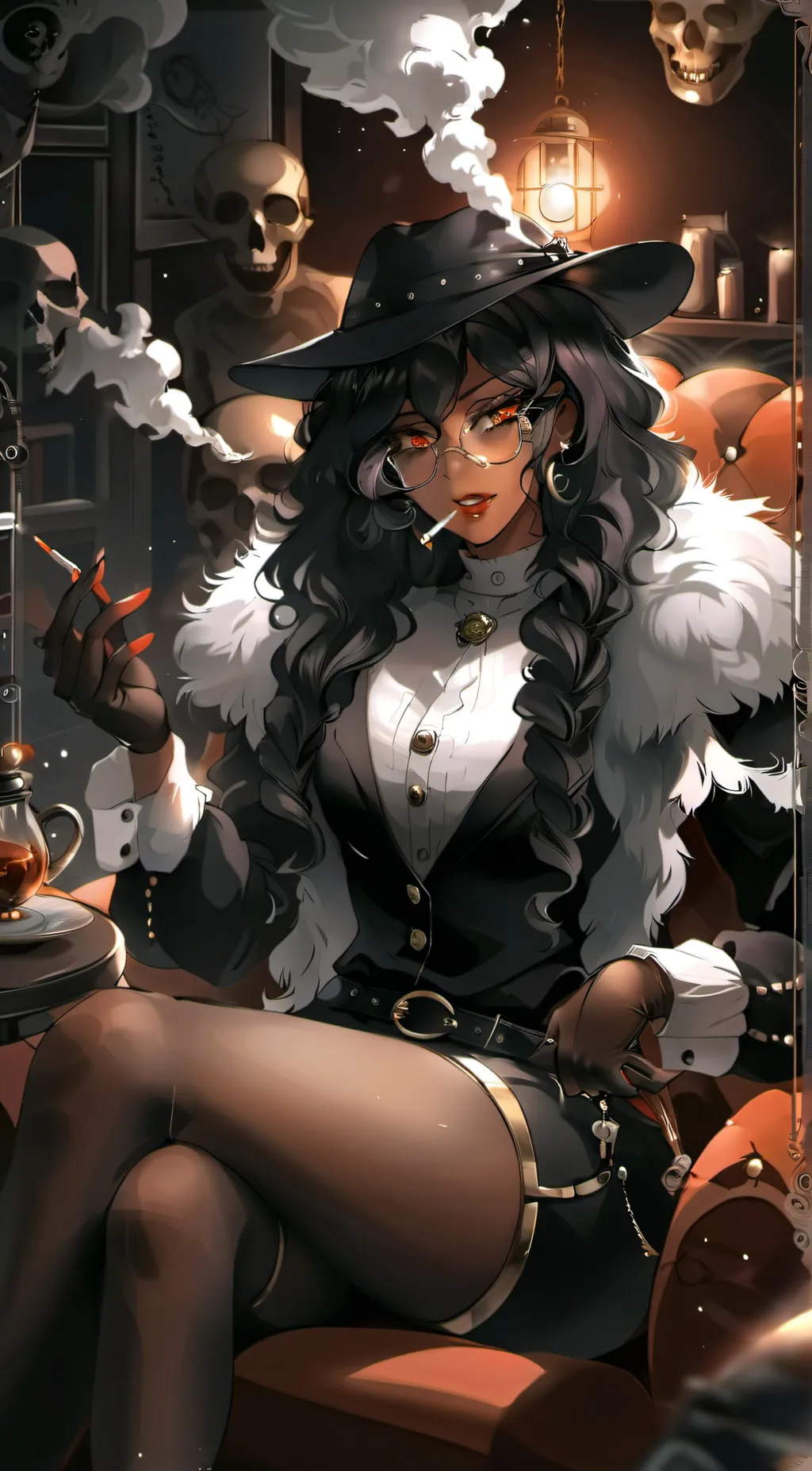 ai character: Amanda background