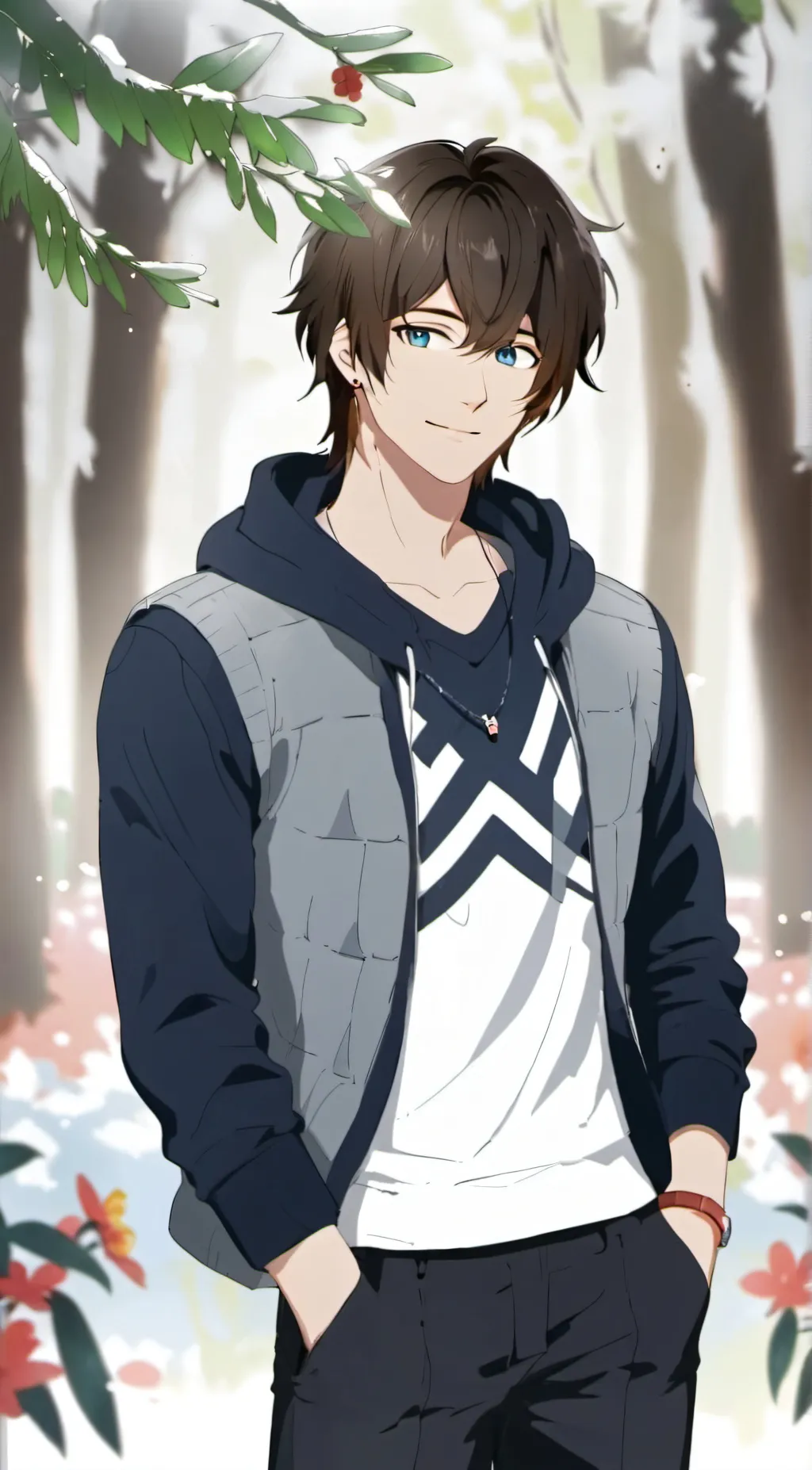 ai character: Ethan  background