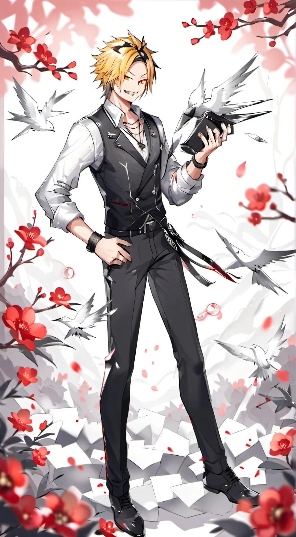 ai character: Denki background