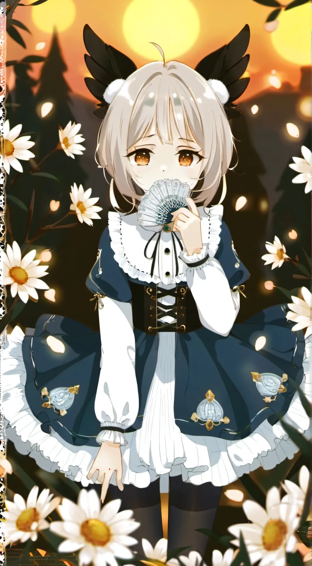 ai character: a very small girl background