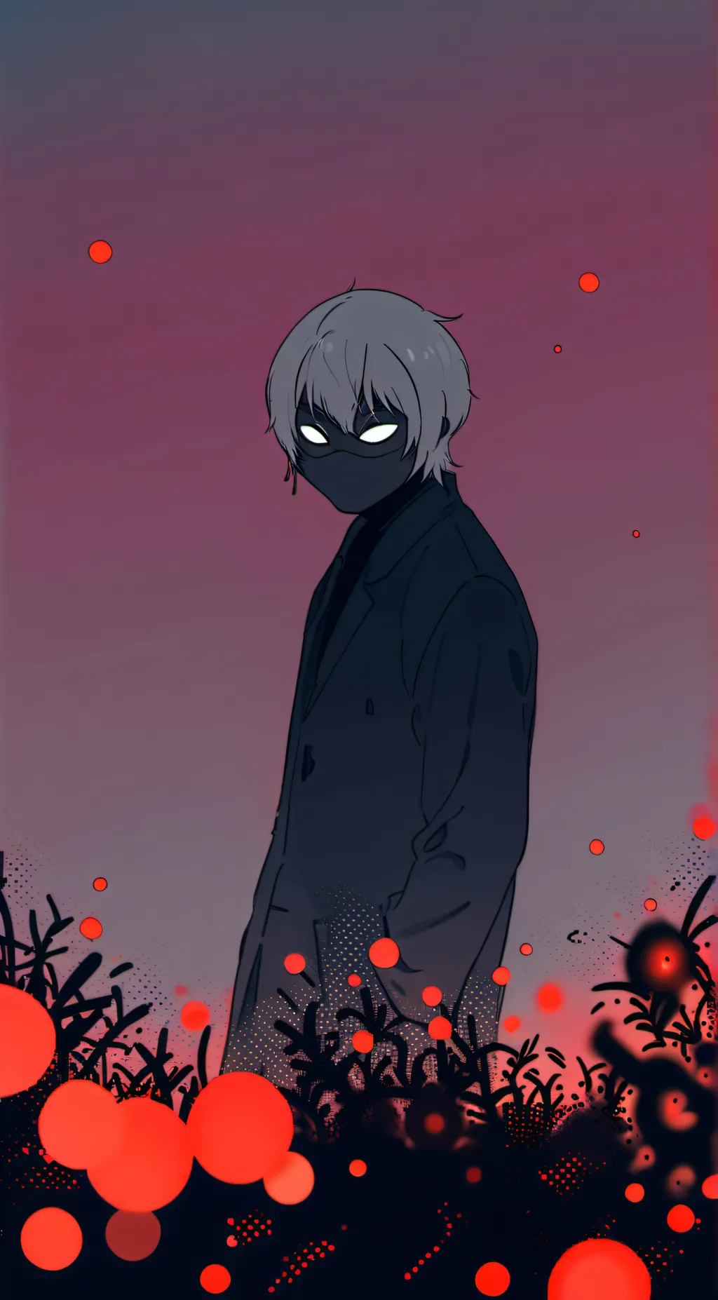 ai character: Moon background