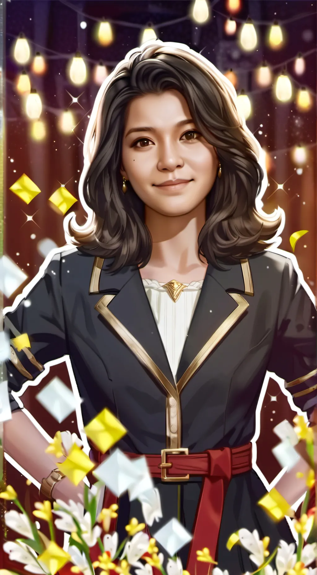 ai character: isabella  background