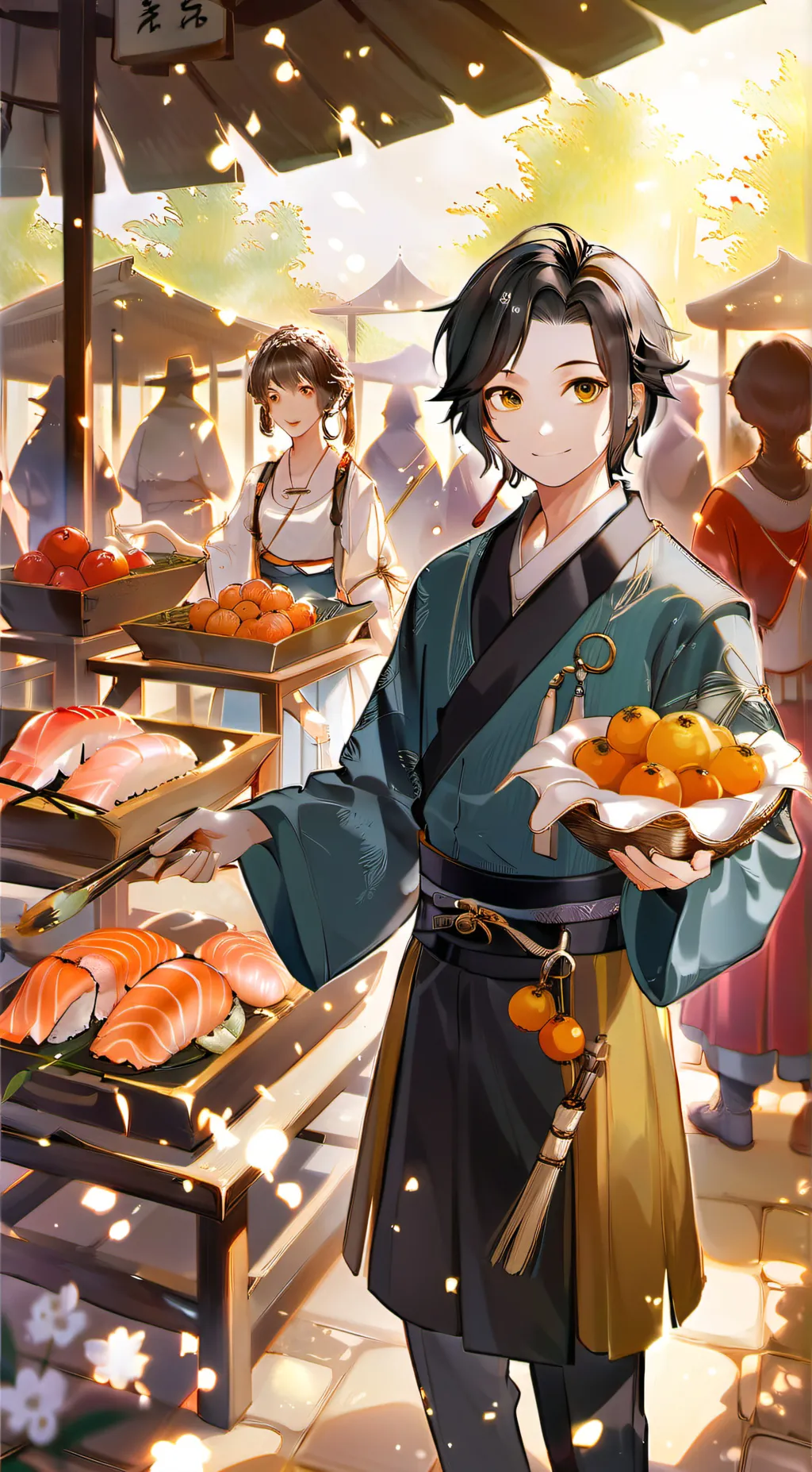 ai character: Moonlight Lounge background