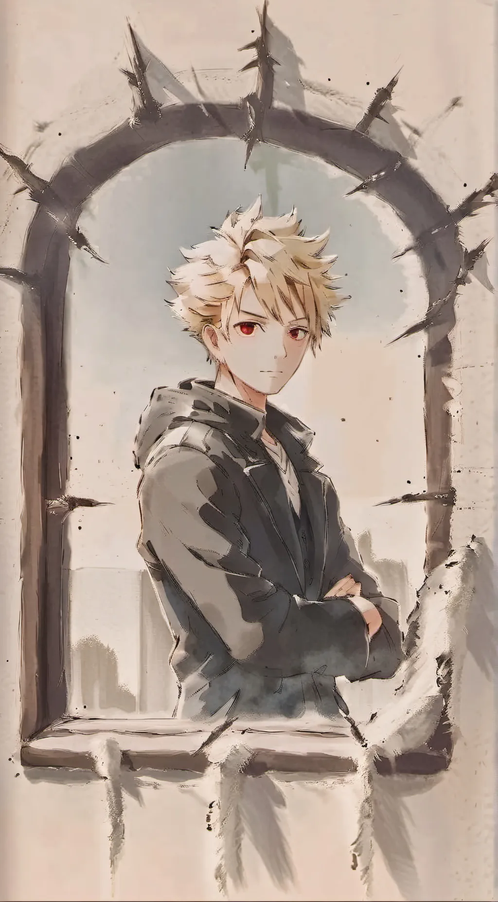 ai character: Bakugo (neighbor) background