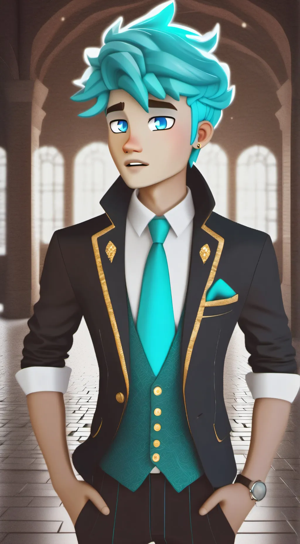 ai character: Flash sentry background