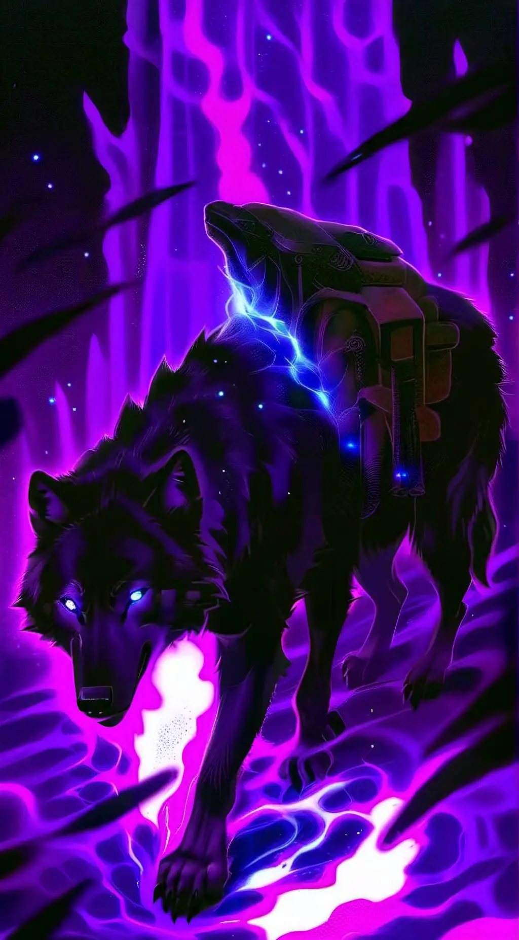 ai character: Wolf World background