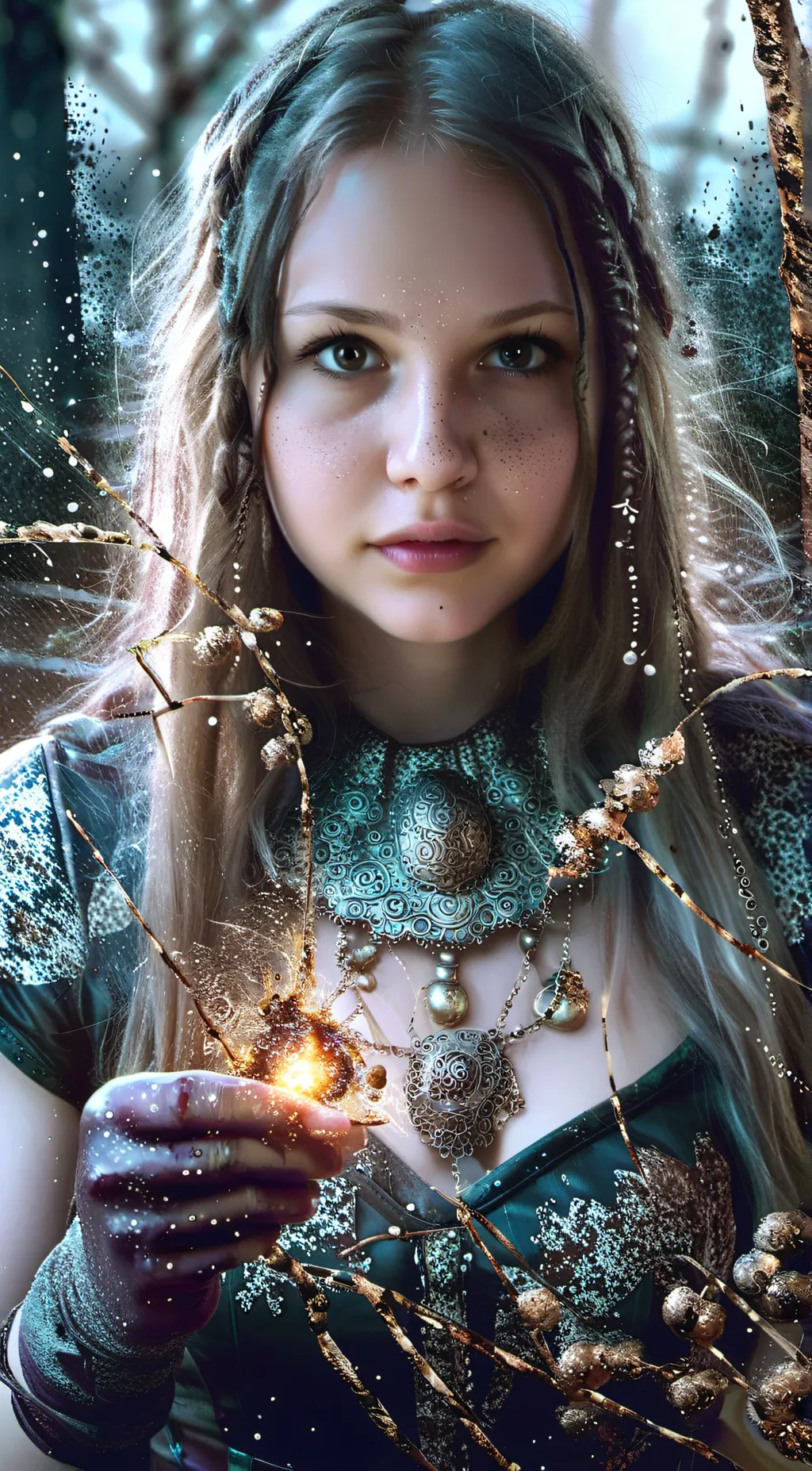 ai character: Aurora  background