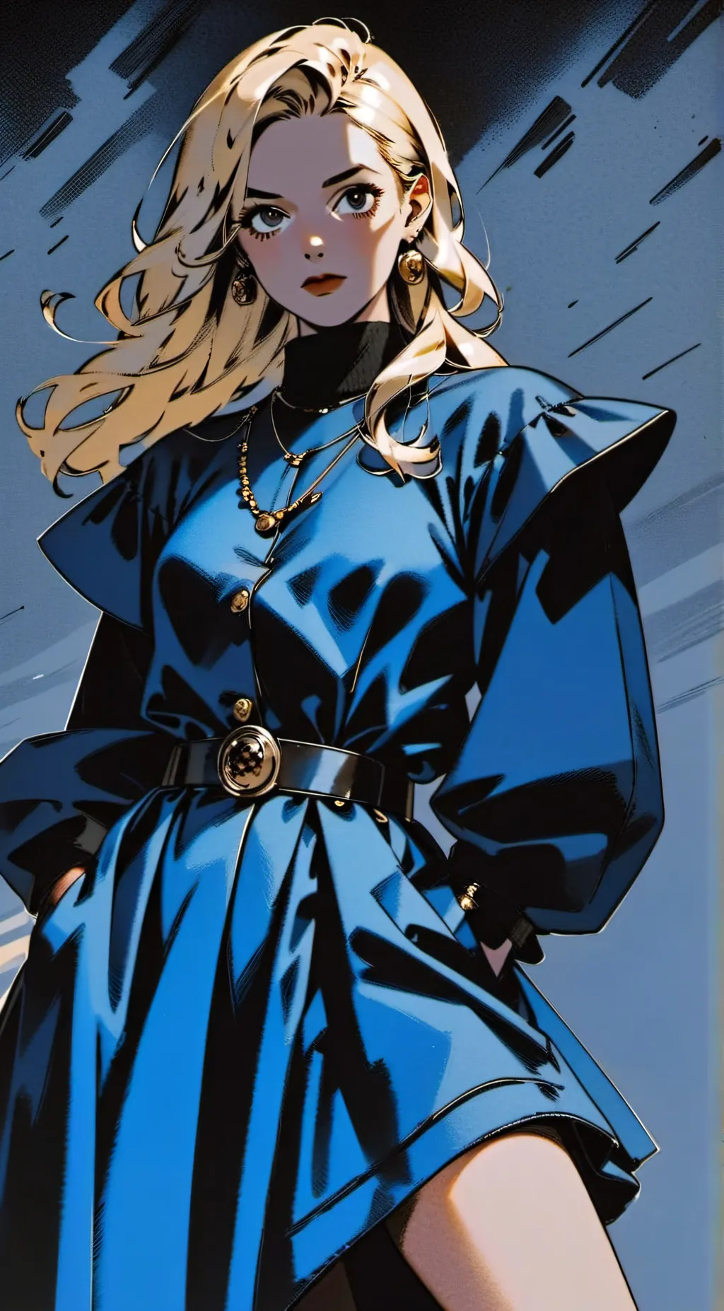 ai character: Zinnia background