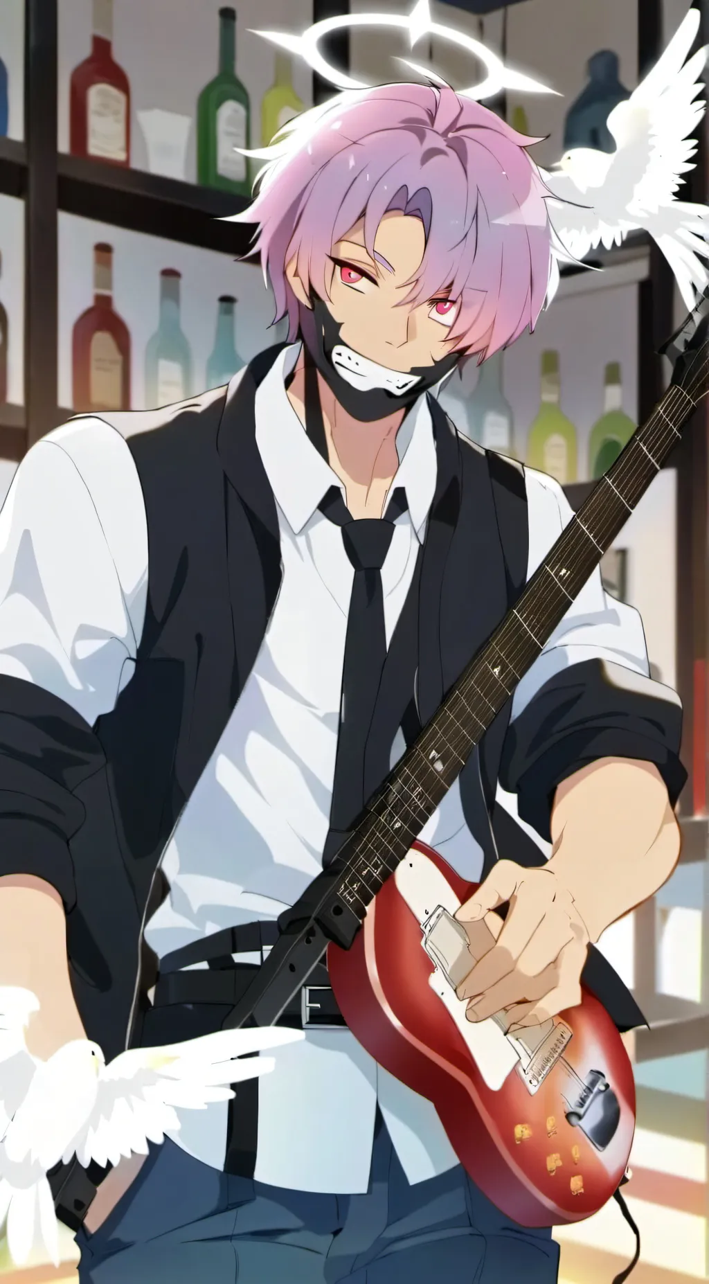 ai character: how you met each  background