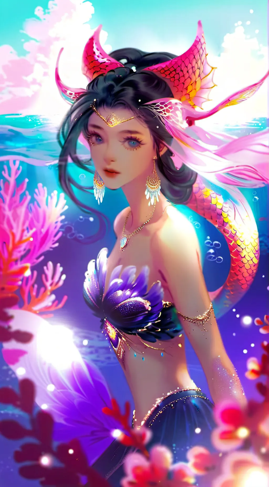 ai character: Luna background