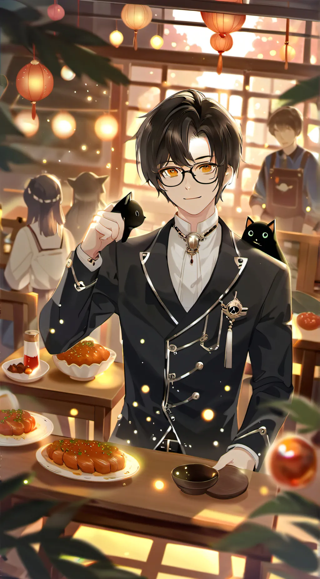 ai character: all cat schools  background