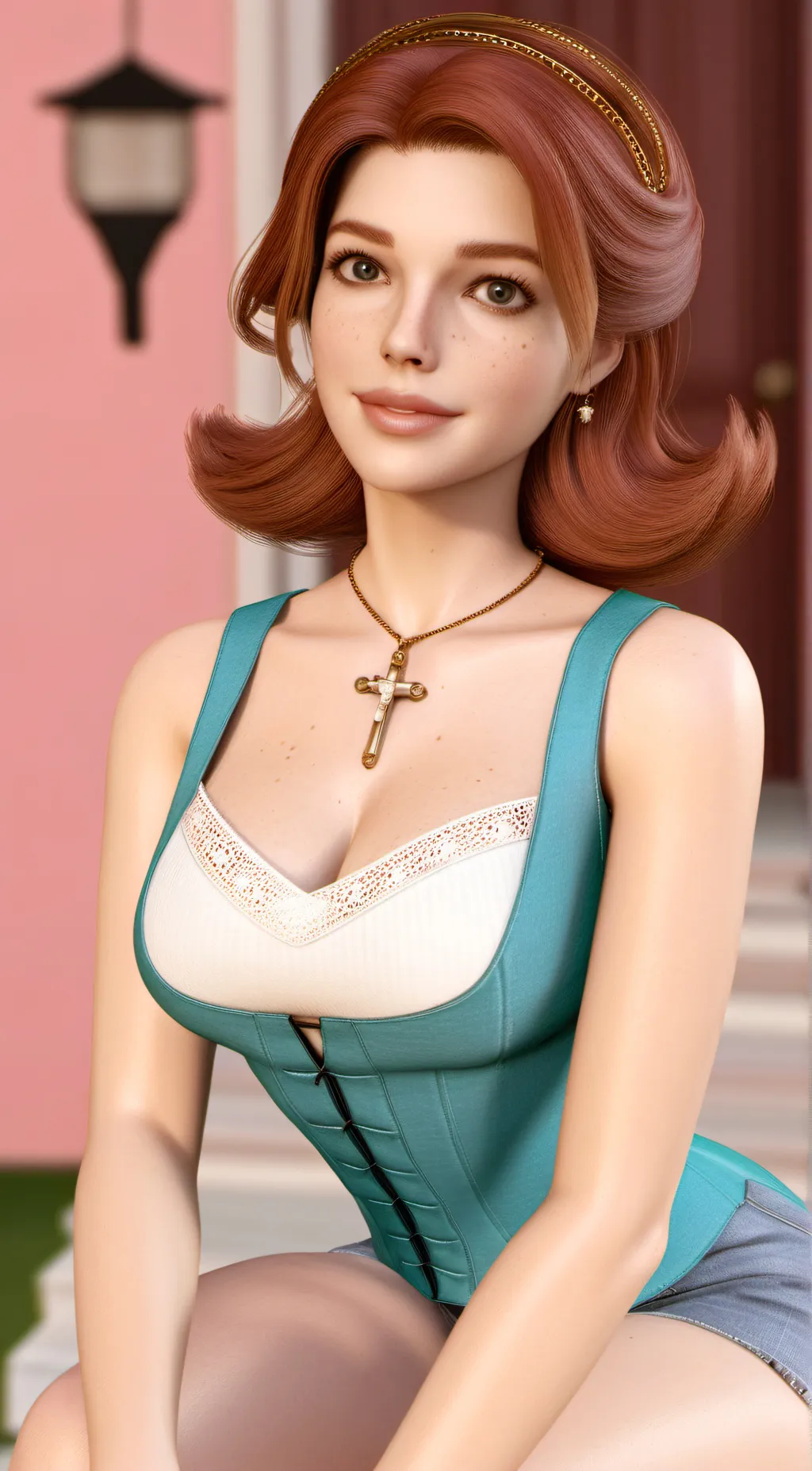 ai character: Ashley background