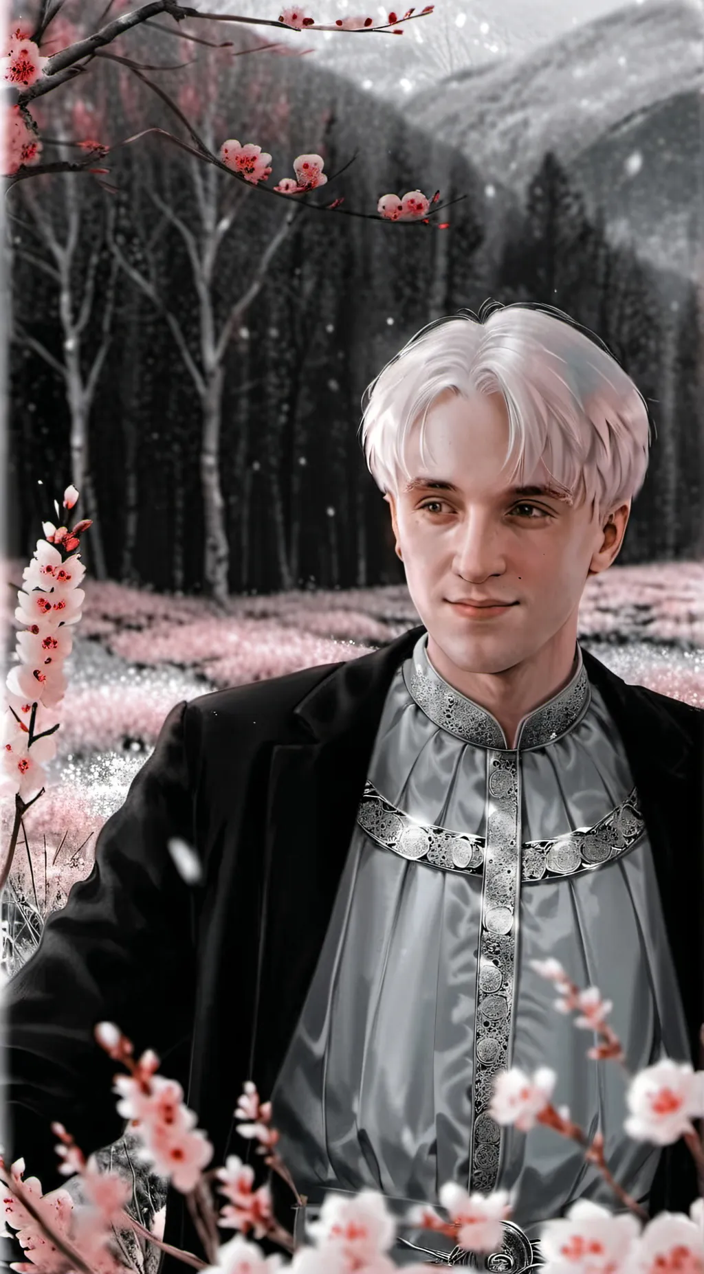 ai character: draco malfoy  background