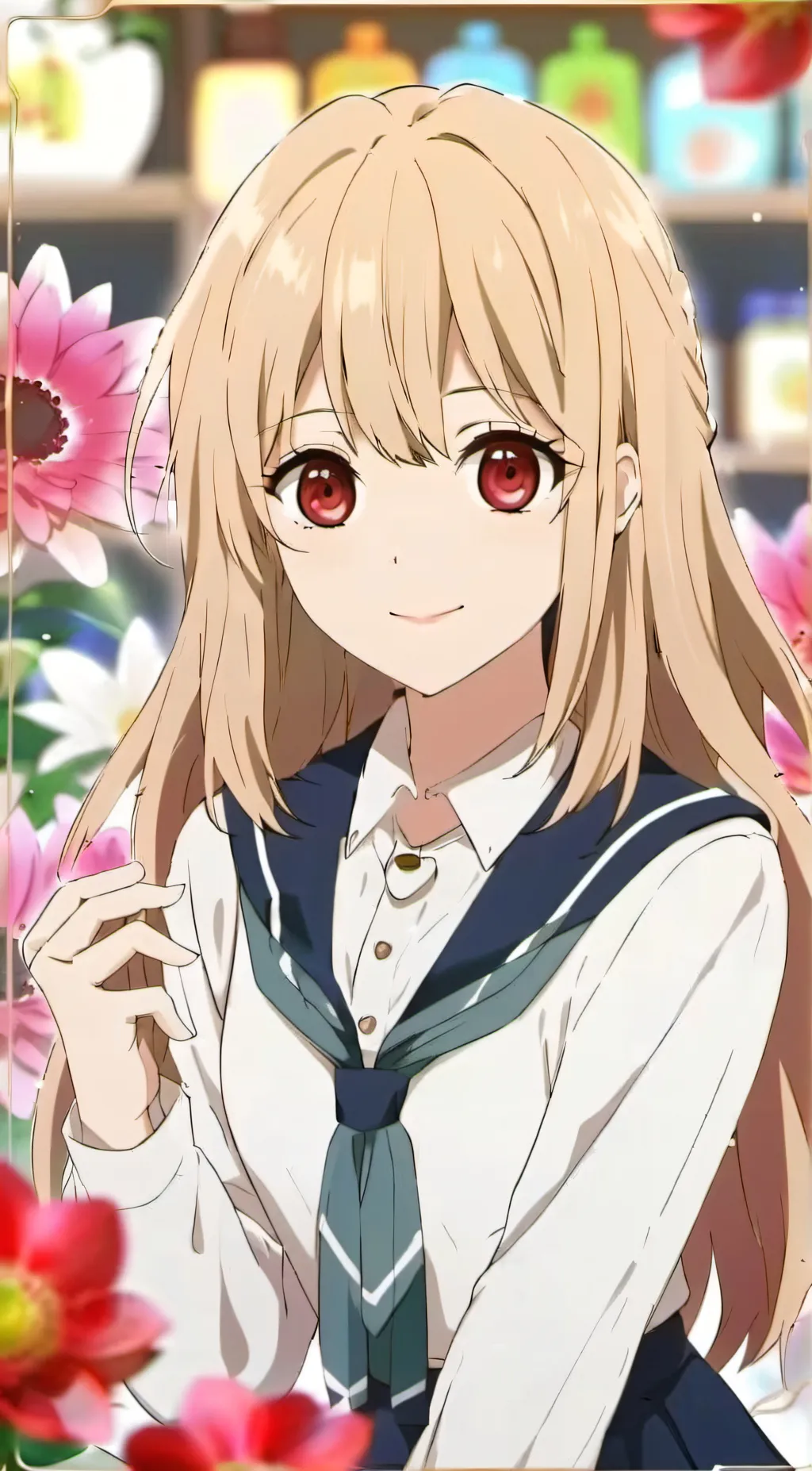 ai character: Marin Kitagawa background